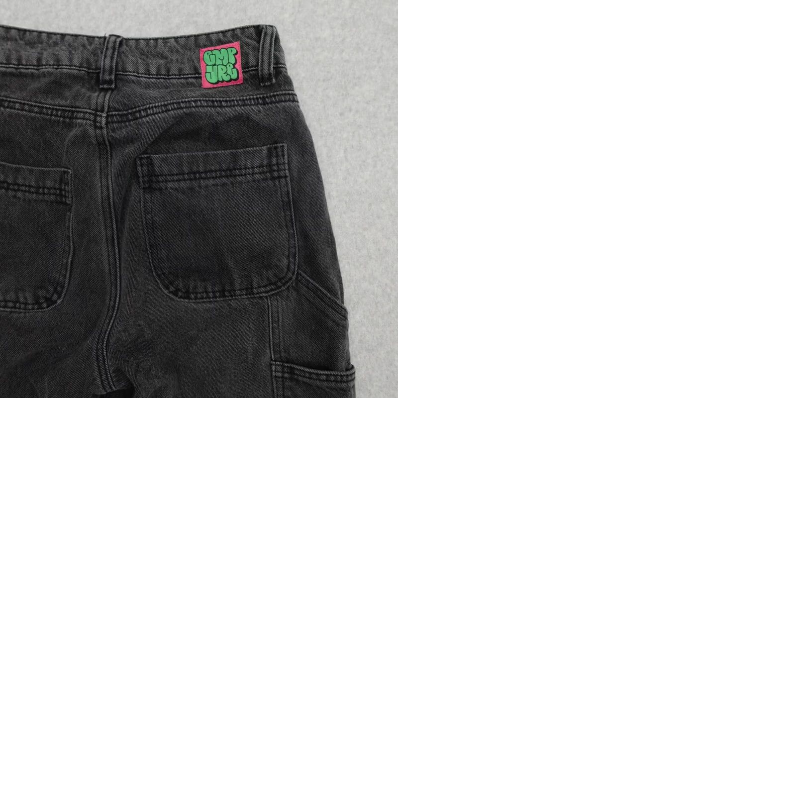 Empyre EMPYRE Jeans Womens 0 Tori Denim Skater Carpenter Baggy 0x30 Faded Charcoal Size 25" / US 0 / IT 36 - 10 Thumbnail