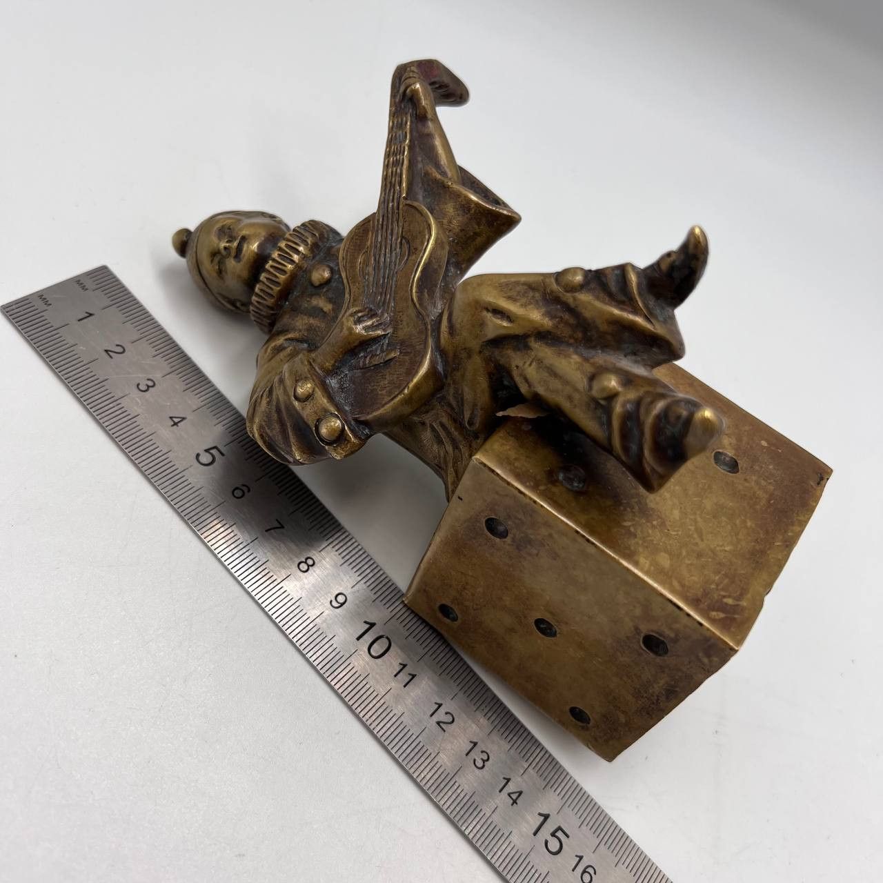 Other Antique Collectible Vienna Bronze Figure Pierrot Guitar Size ONE SIZE - 7 Thumbnail