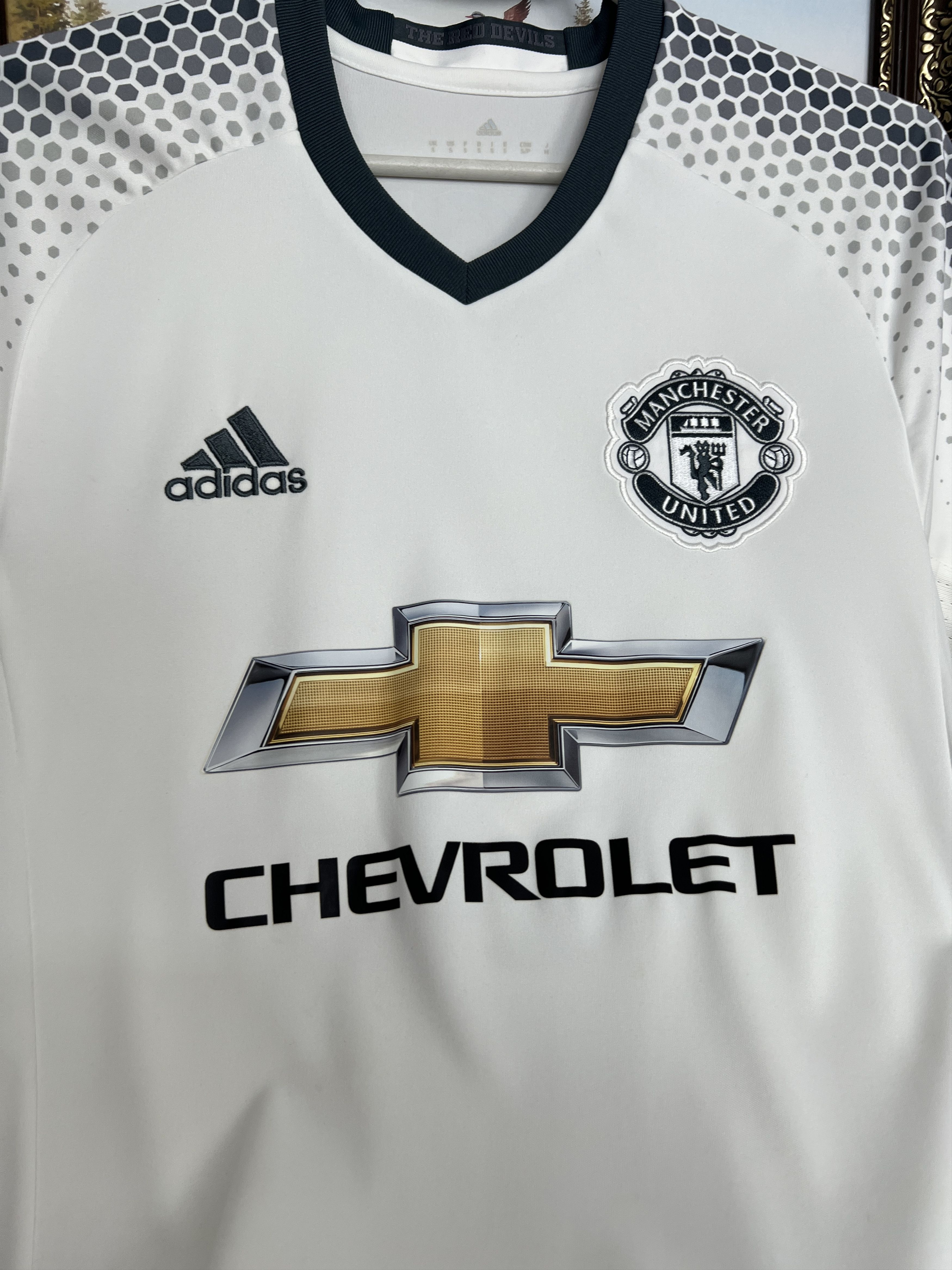 Adidas Manchester United football shirt #6 Pogba Jersey Trikot Size US S / EU 44-46 / 1 - 3 Thumbnail