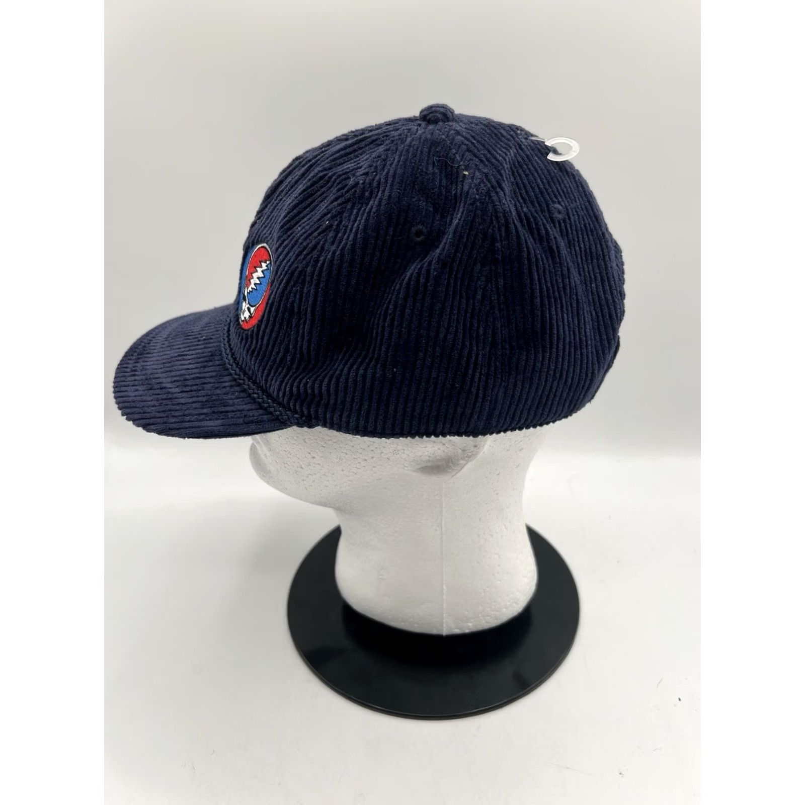 Roper Grateful Dead Stealie Repeat Corduroy Hat Blue Adult OSFA Adjustable Rope Size ONE SIZE - 2 Thumbnail