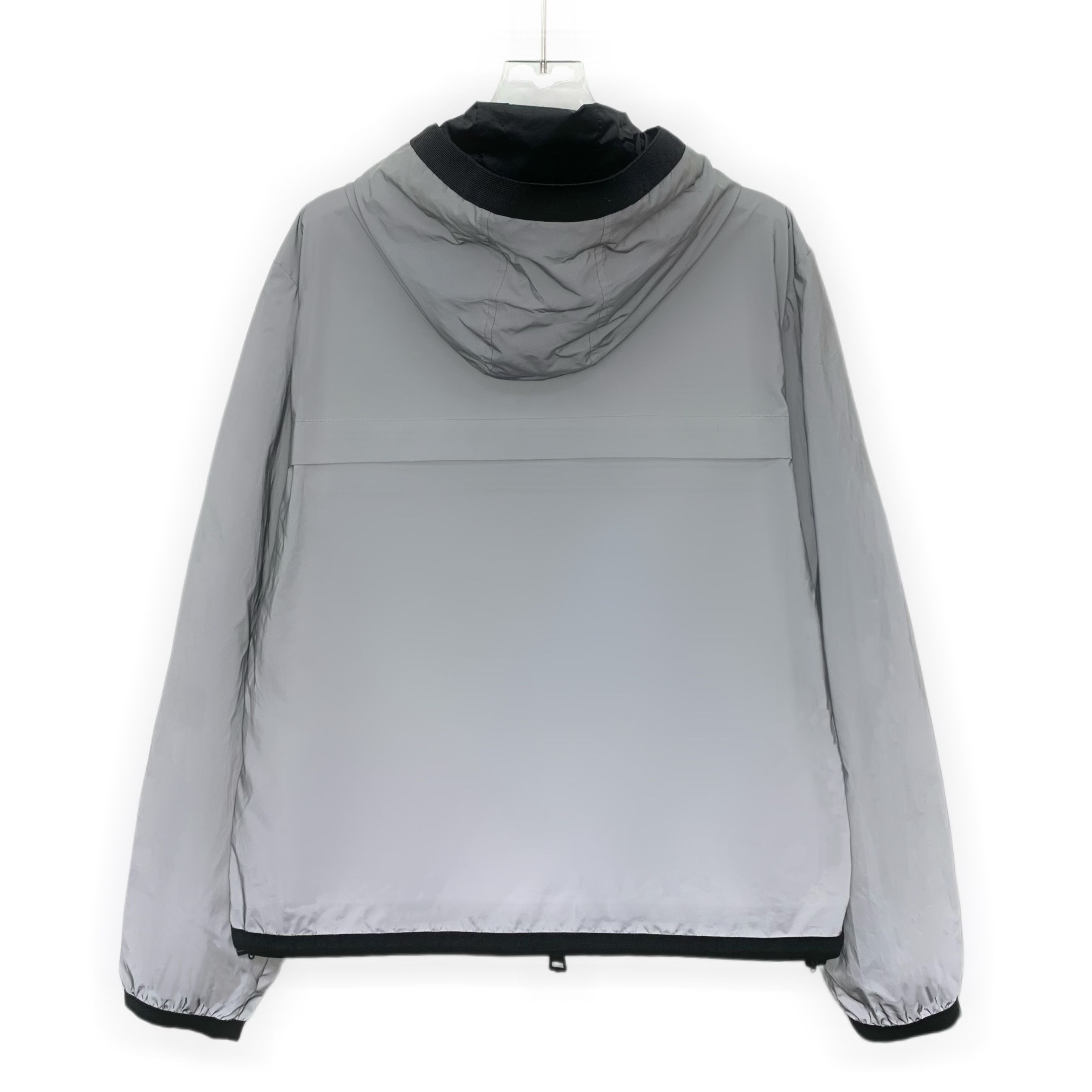 Moncler Moncler Gauss Reflective Hoodie Jacket Grey (2) Size US M / EU 48-50 / 2 - 2 Thumbnail