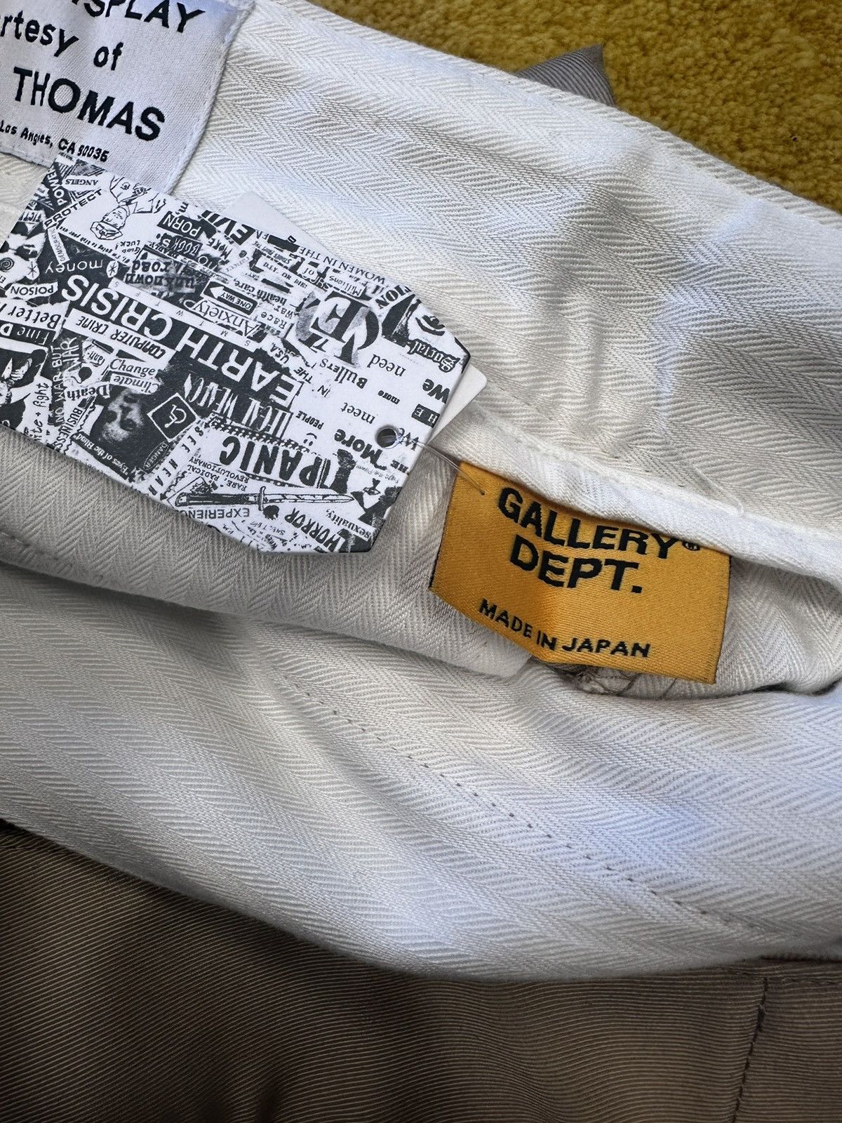 Gallery Dept. Gallery Dept. Khaki Chino Flares Size US 30 / EU 46 - 6 Thumbnail