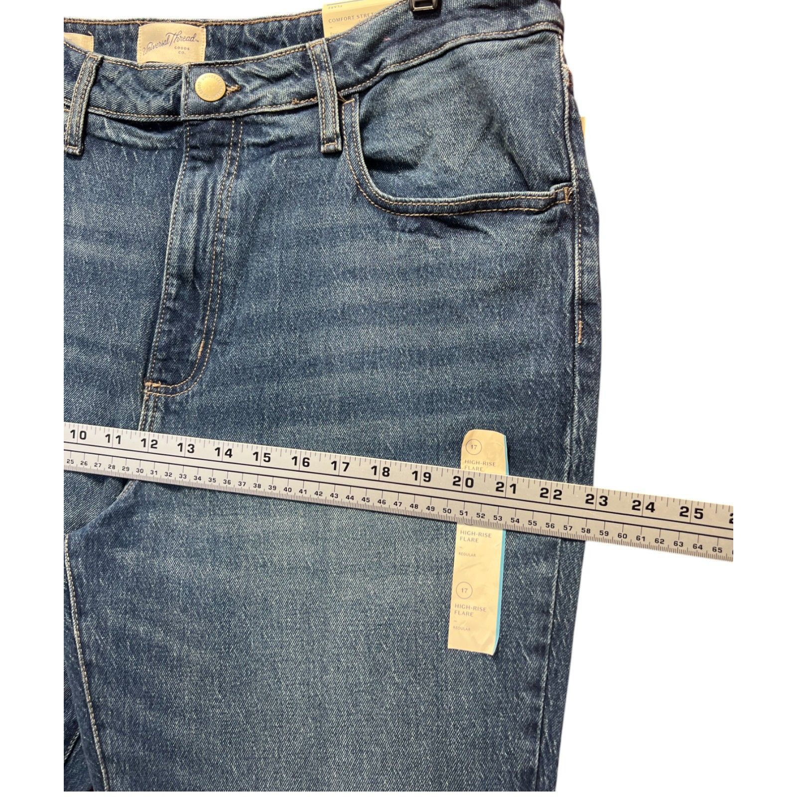 Other Universal Thread - Women's High Rise Flare - Fitted Hip & Th Size 37" - 4 Thumbnail