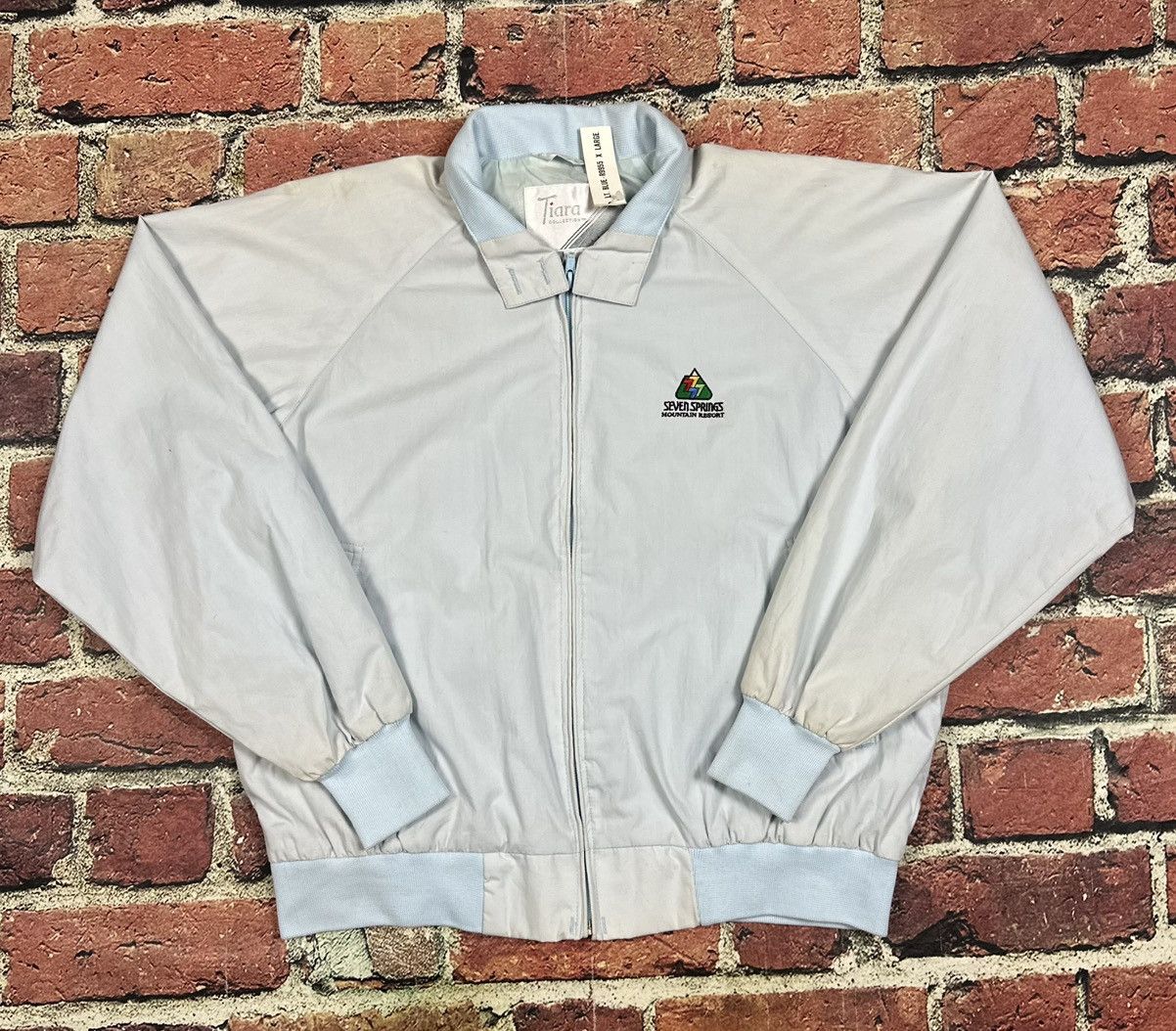 Wilson Vintage Seven Springs Mountain Resort Bomber Jacket 80s 90s Size XL / US 12-14 / IT 48-50 - 1 Thumbnail