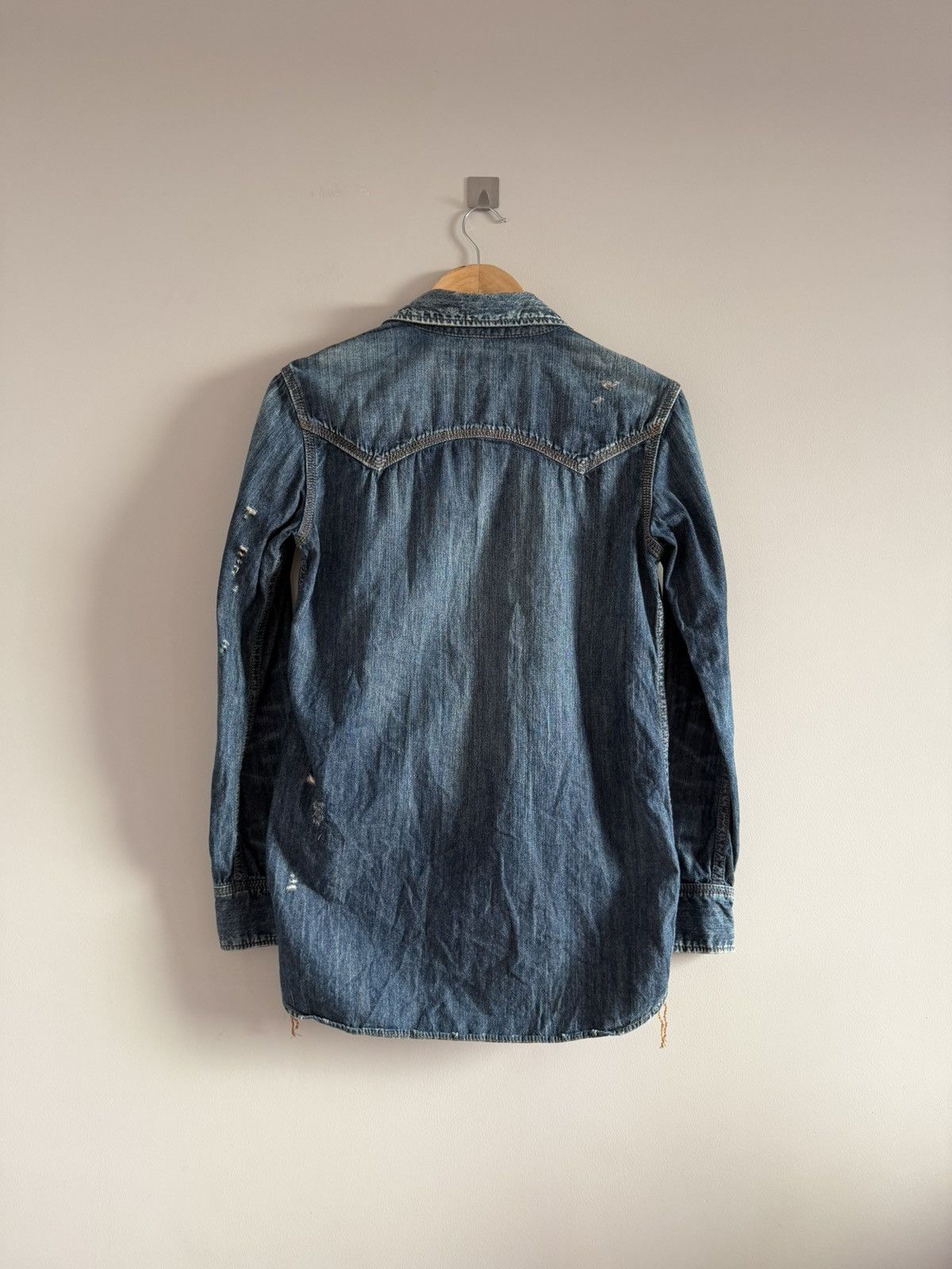 GOA GOA Genuine Vintage Distressed Denim Shirt Size US S / EU 44-46 / 1 - 7 Thumbnail