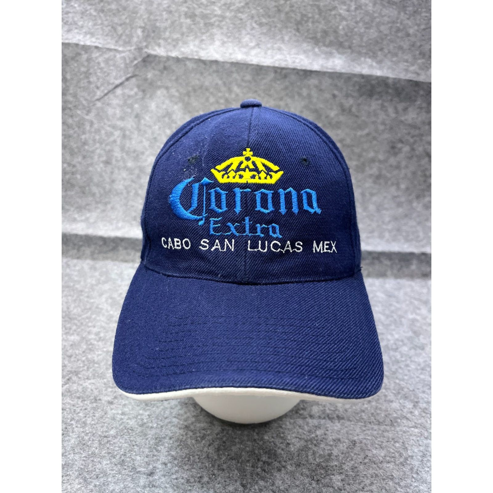 Vintage Captopia Hat Baseball Cap Adult One Size Blue Business Captopia Hat Baseball Cap Adults One Size Blue Cotton Acrylic Blend Beach Outdoor 90s N/A Size ONE SIZE - 2 Thumbnail