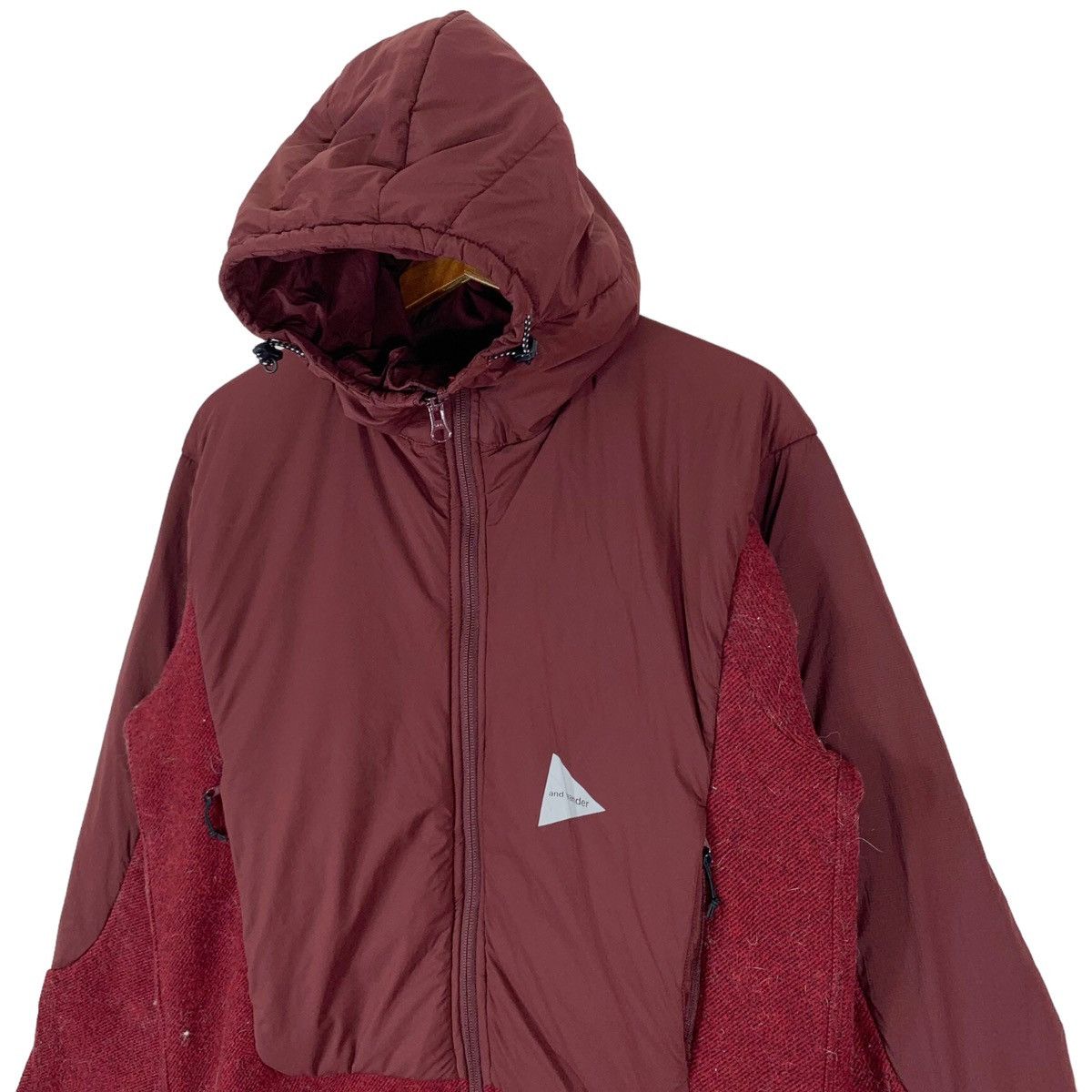 And Wander And Wander Pertex Microlight Primaloft Burgundy Fleece Size US M / EU 48-50 / 2 - 3 Thumbnail