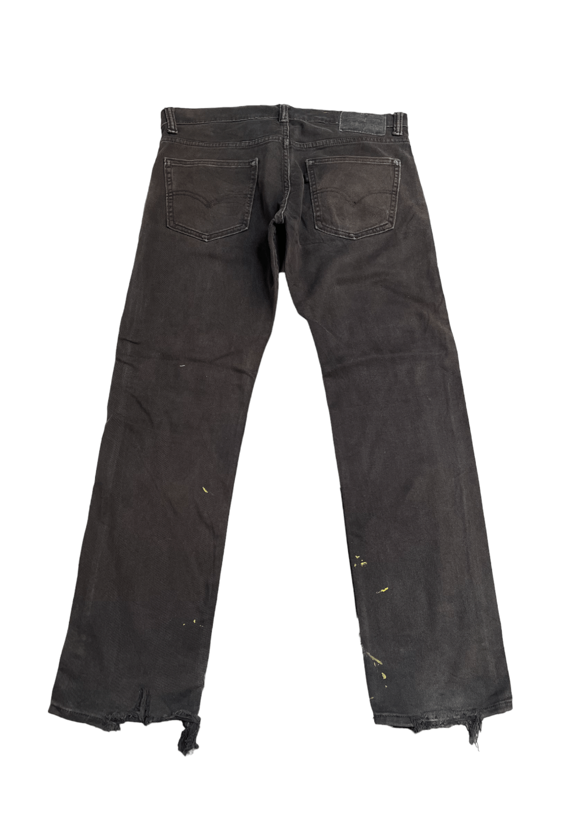 Levi's × Vintage Vintage Levi's 513 Black Distressed Denim Jeans L287 Size US 34 / EU 50 - 2 Thumbnail