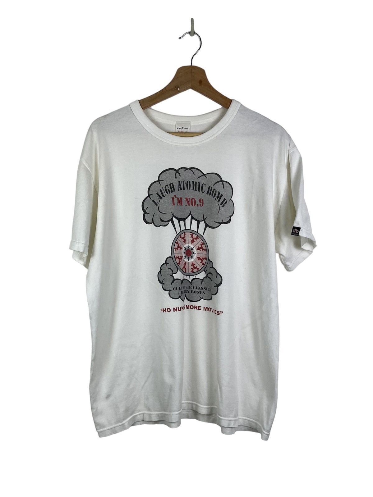 Dry Bones × Japanese Brand Dry Bones Japan “Laugh Atomic Bomb” Tee - Rare Cult Graphic Size US L / EU 52-54 / 3 - 1 Thumbnail