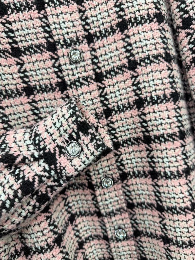 Chanel Chanel 21B pink and black colour block diamond button brai Size XS / US 0-2 / IT 36-38 - 2 Thumbnail