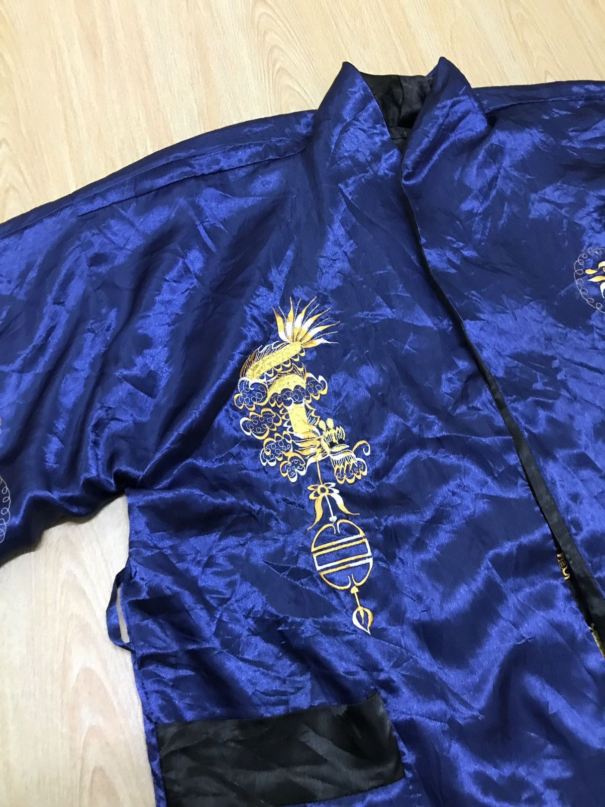 Japanese Brand Vintage Pyajamas Silk Reversible Dragon Size US M / EU 48-50 / 2 - 16 Thumbnail