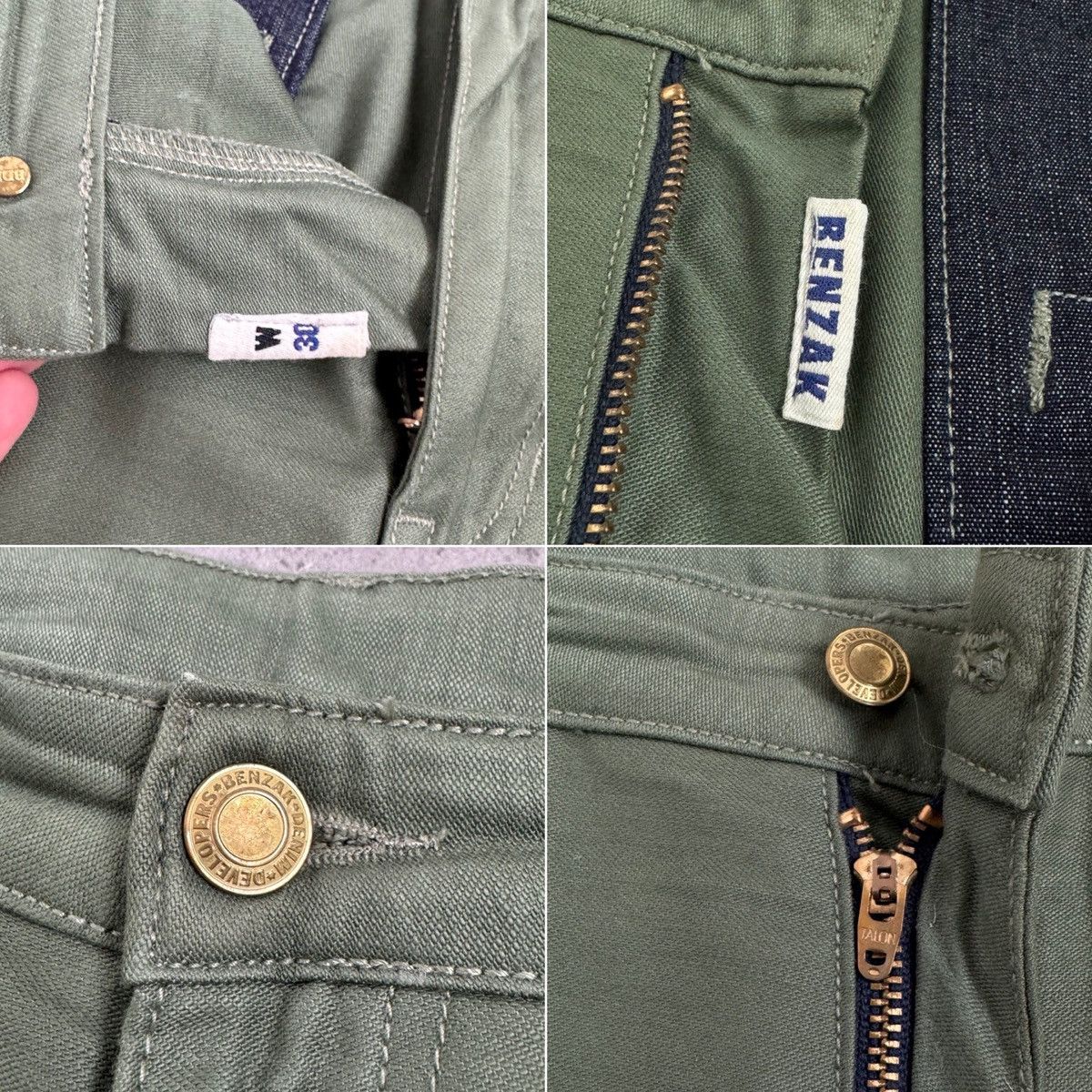 Benzak Denim Developers Benzak Denim Developers Tapered Chino Green Military Pants Size US 30 / EU 46 - 23 Thumbnail