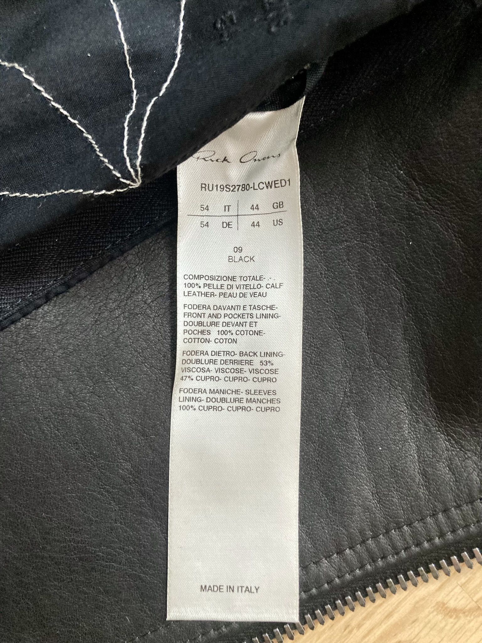 Rick Owens SS19 "BABEL" Studded Stooges LCW Leather Jacket Rick Owens Size US L / EU 52-54 / 3 - 21 Thumbnail