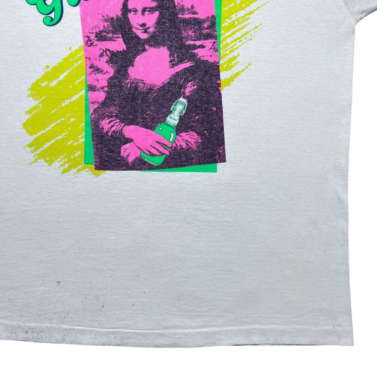 Other Vintage 1990s Grolsch Beer Company Mona Lisa Art T-Shirt Size US XL / EU 56 / 4 - 7 Thumbnail