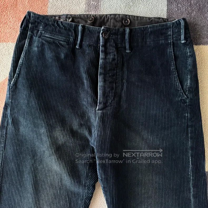 RRL Ralph Lauren RRL Ralph Lauren Blue dyed light core velvet pants Size US 30 / EU 46 - 3 Thumbnail