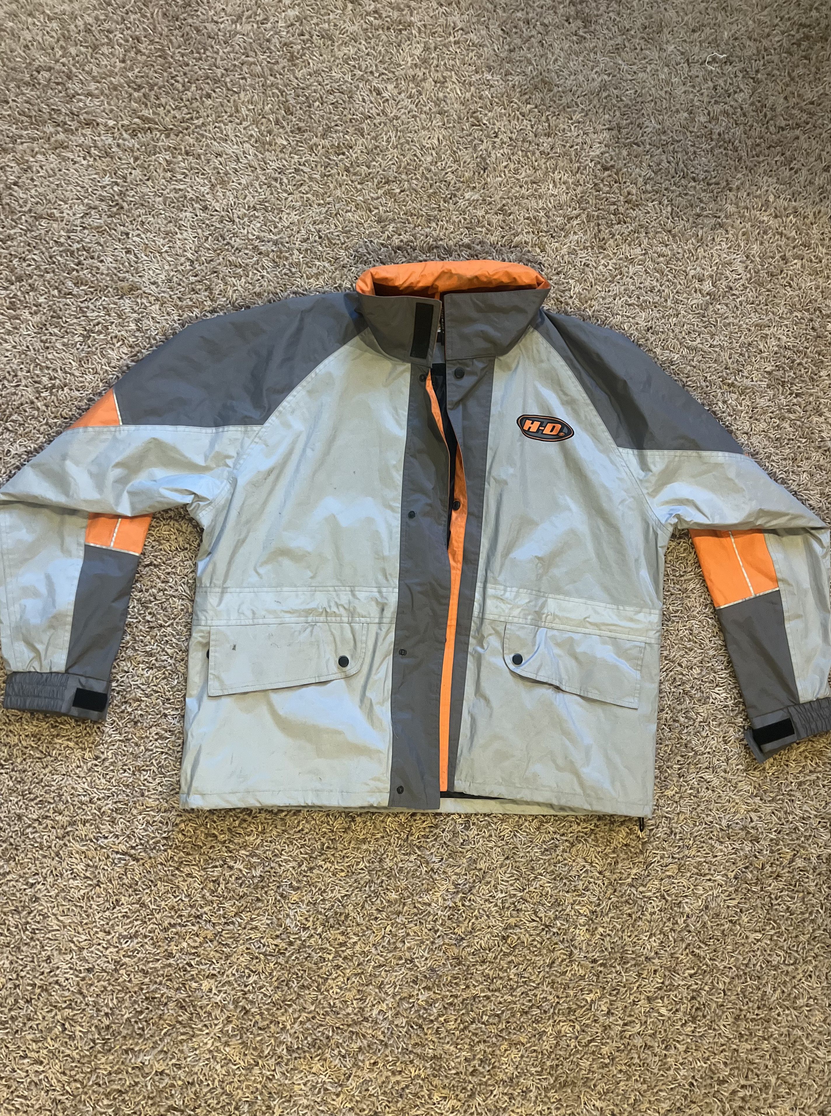 image of Harley Davidson Vintage Riding Jacket in Grey, Men's (Size XL)