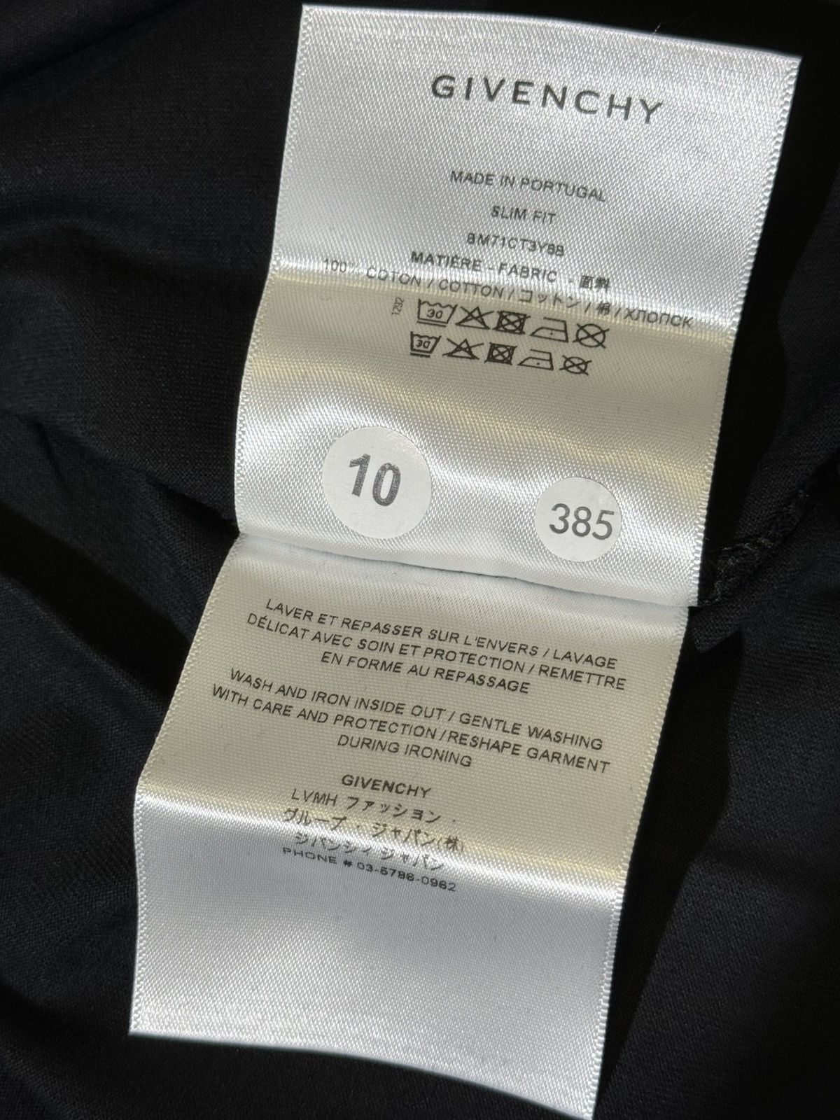 Givenchy Givenchy black t shirt Size US XS / EU 42 / 0 - 6 Thumbnail