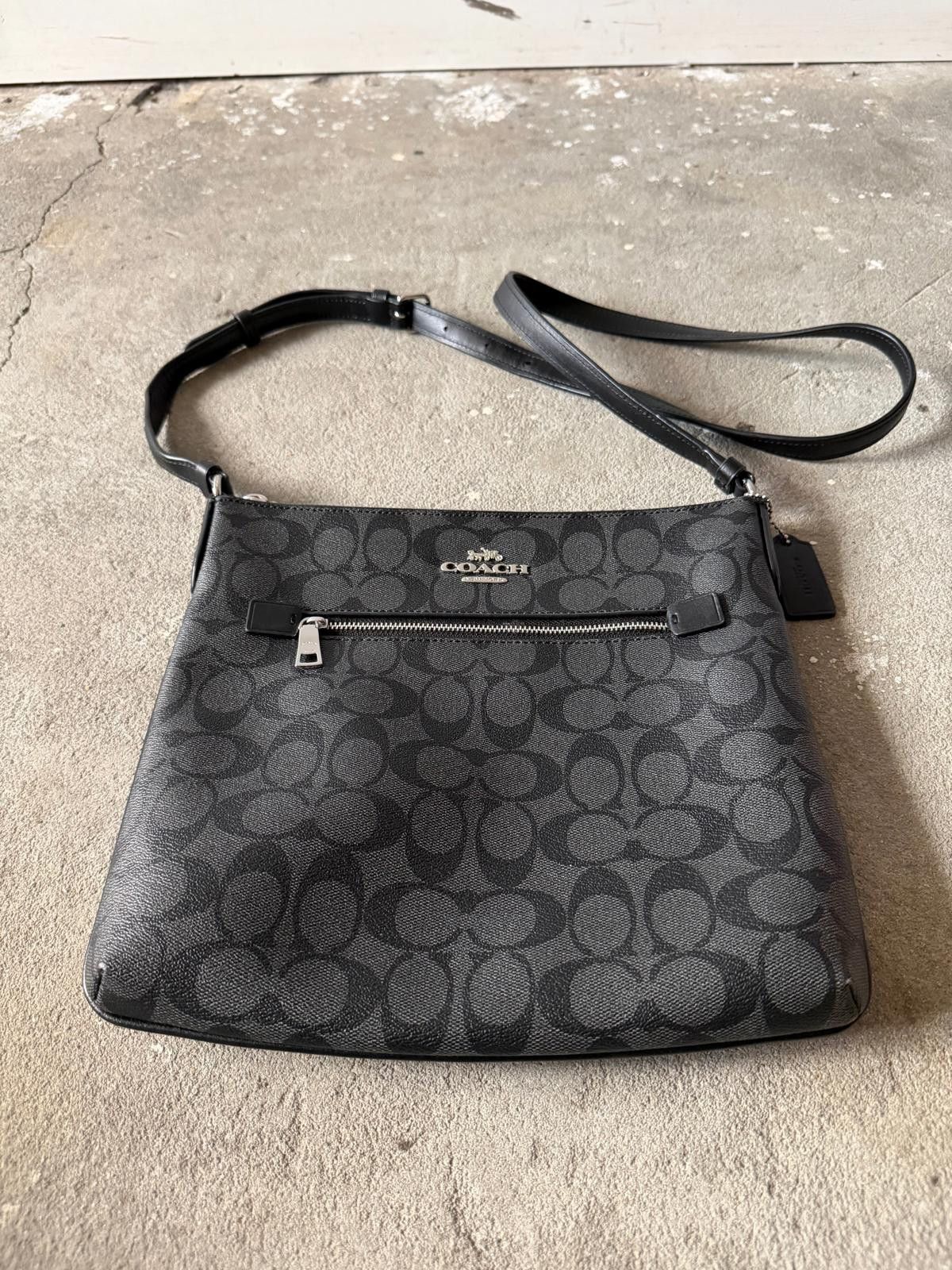 Coach Coach Signature Rowan File Corssbody Bag Black Size ONE SIZE - 4 Thumbnail