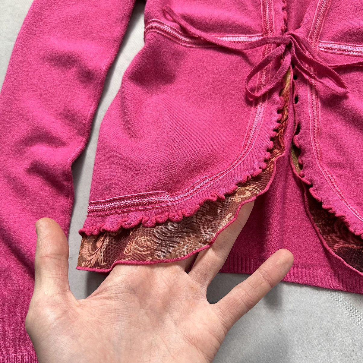 Hysteric Glamour Sexy Cute Sarah Pacini Vibe Bondage Mesh Cardigan Sweater Size L / US 10 / IT 46 - 3 Thumbnail