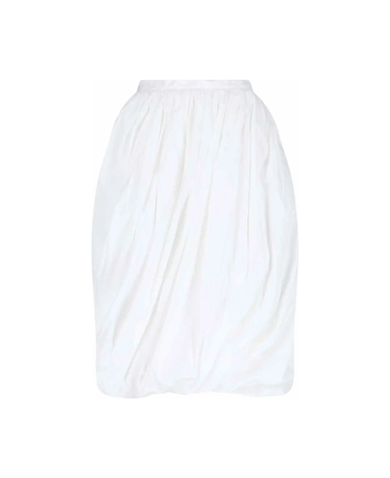 Marni o1y1125 Midi Skirt in White Size 27" / US 4 / IT 40 - 1 Thumbnail