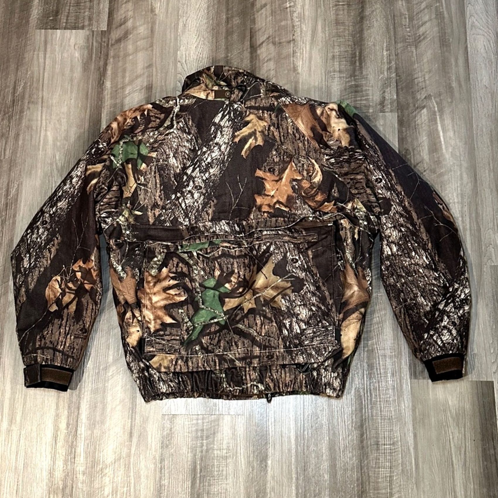 Doublet Hodgman Mossy Oak Break Up Camouflage Double Layered Heavy Hunting Jacket - L Mens Jacket Brown Size US L / EU 52-54 / 3 - 2 Thumbnail