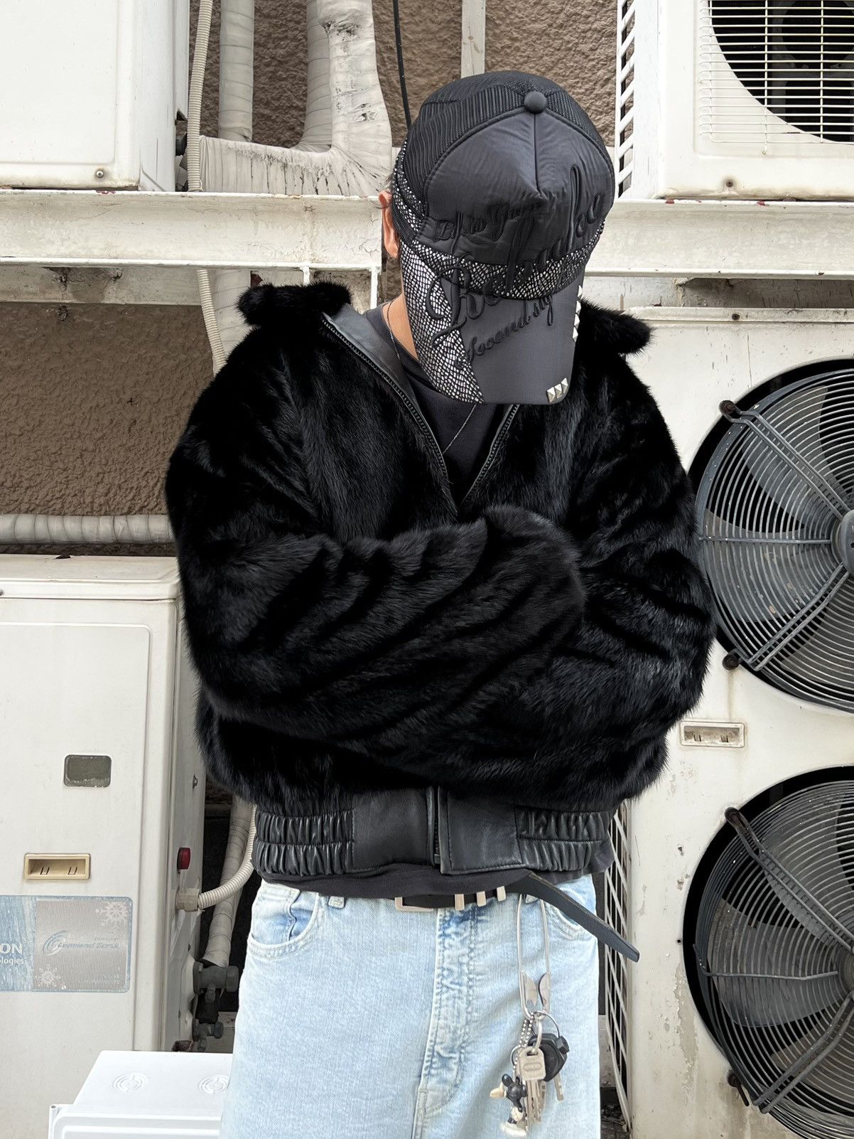 Vintage SOLD* Vintage Leather & Fur Reversible Jacket Size US M / EU 48-50 / 2 - 12 Thumbnail