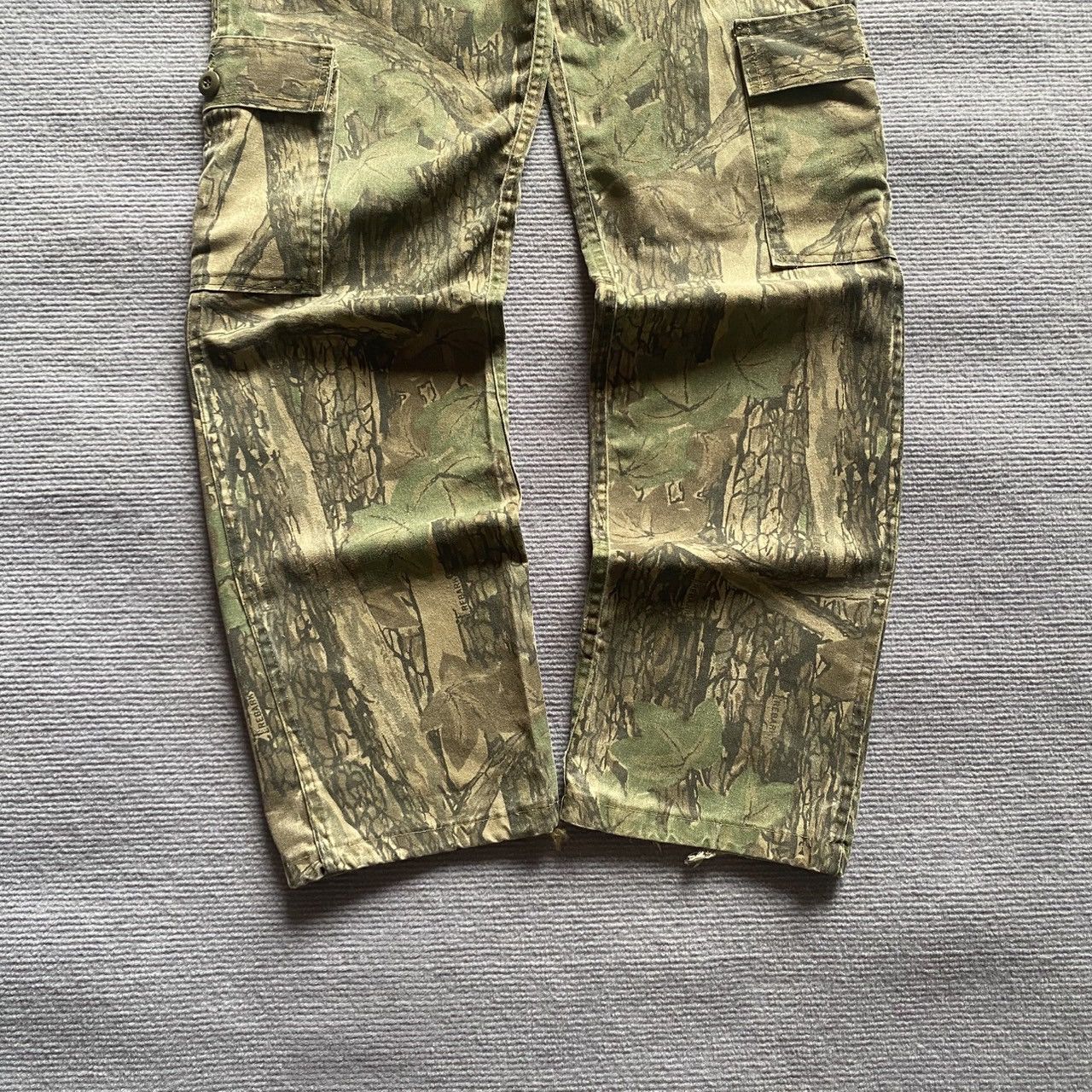 Carhartt × Realtree × Vintage (31x30) Crazy Vintage 90s Realtree Camo Pants Carhartt Style Size US 31 - 3 Thumbnail