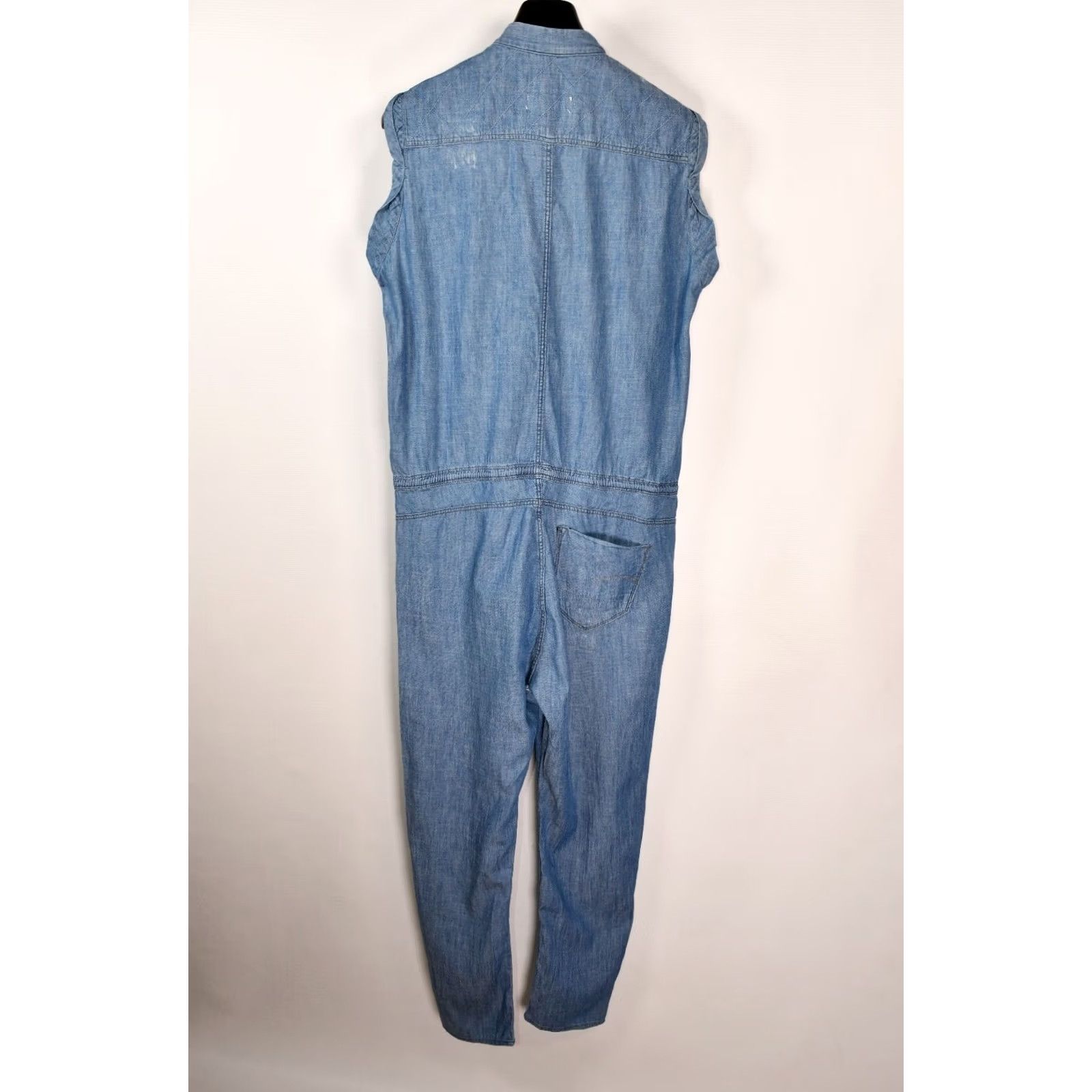 G-Star G-Star Jumpsuit Womens Sleeveless Denim 100% Cotton Blue S Vintage? No Size 28" / US 6 / IT 42 - 5 Thumbnail