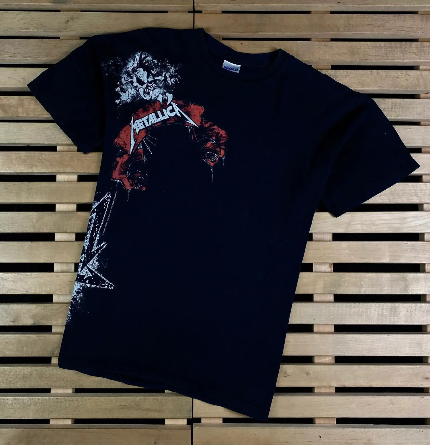 Band Tees × Vintage Mens Vintage T Shirt Metallica 2008 Size M Size US M / EU 48-50 / 2 - 1 Thumbnail