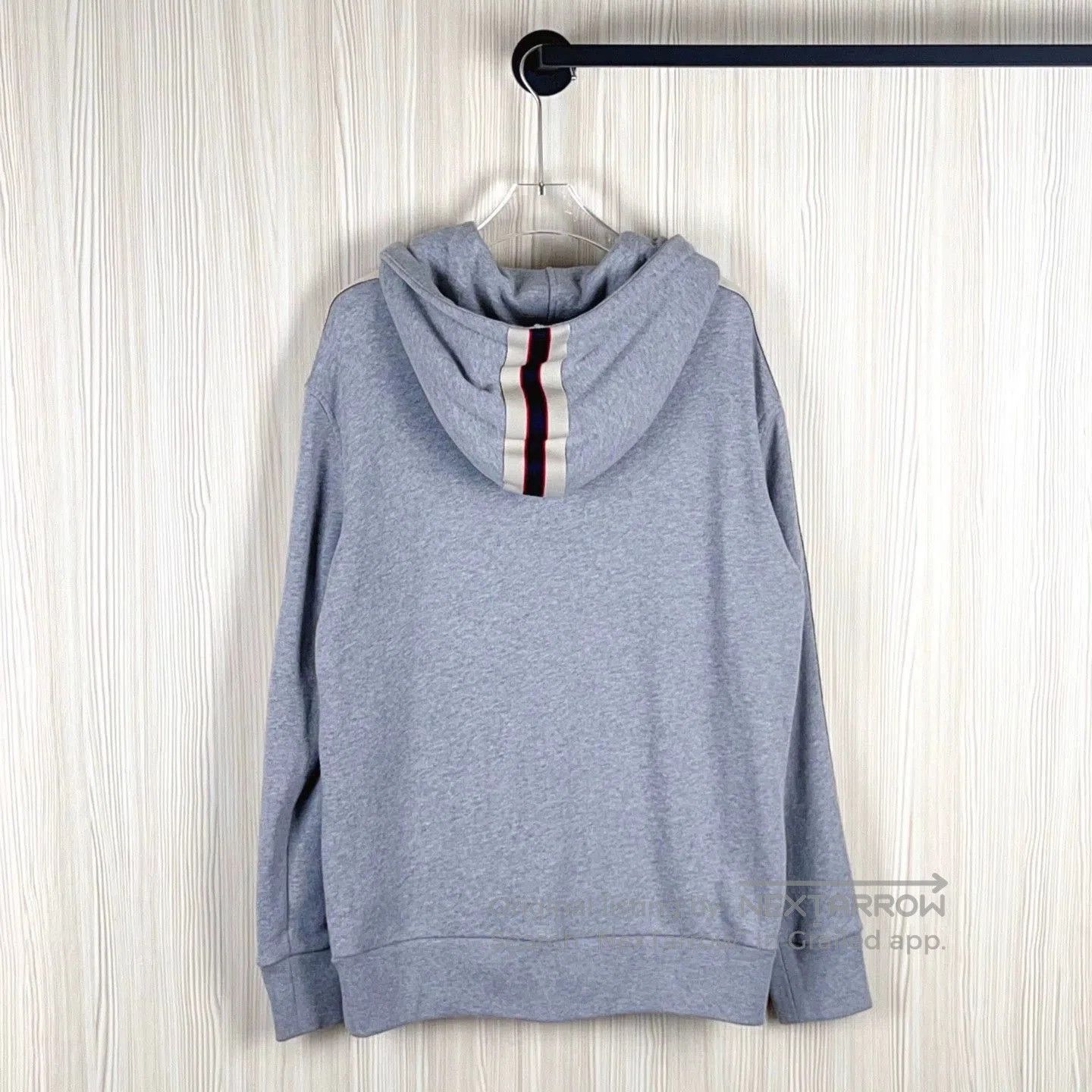 Gucci gucci gray zip-up hoodie with logo stripes. Size US XL / EU 56 / 4 - 2 Thumbnail