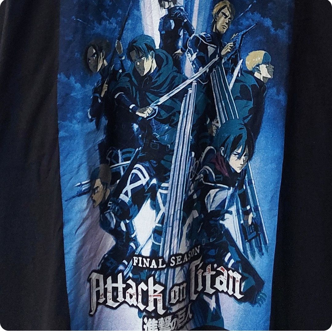 Japanese Brand ATTACK ON TITAN Final Season Tshirt Size US XXL / EU 58 / 5 - 4 Thumbnail