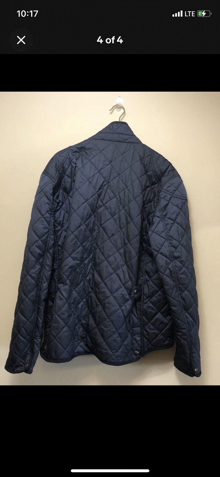 Polo Ralph Lauren × Ralph Lauren × Vintage Vintage Polo Ralph Lauren Navy Luxury Xl Quilted Jacket Size US XL / EU 56 / 4 - 4 Thumbnail