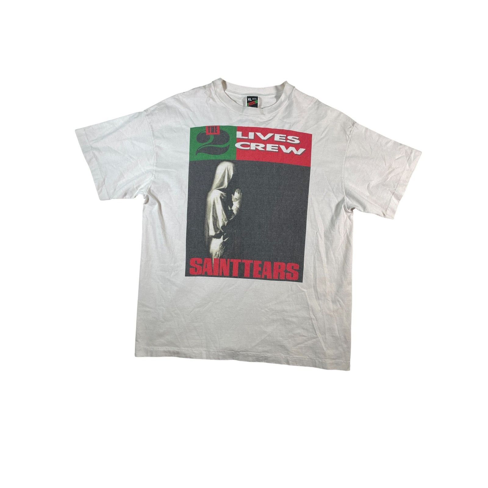 Saint Michael 'Tears 2 Lives' Denim Crew Tee
