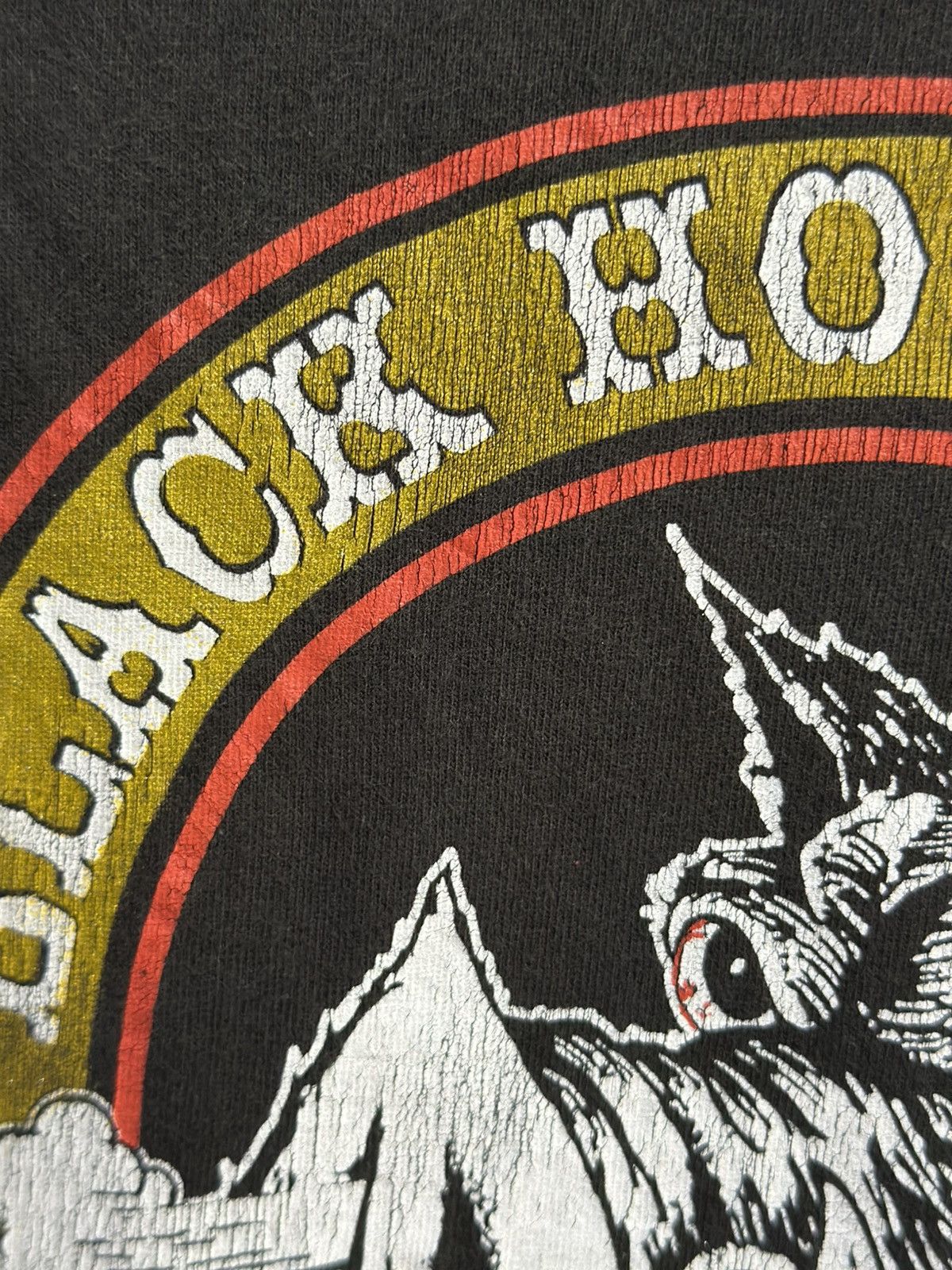 Vintage Vintage Black Hog Saloon Aruba Faded Tee Size US XL / EU 56 / 4 - 2 Thumbnail