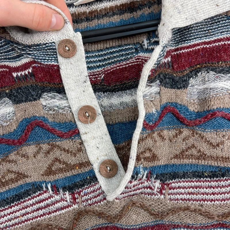 Other Vintage Coogi Style Knitted Wool Sweater Men's Sz L Size US L / EU 52-54 / 3 - 4 Thumbnail