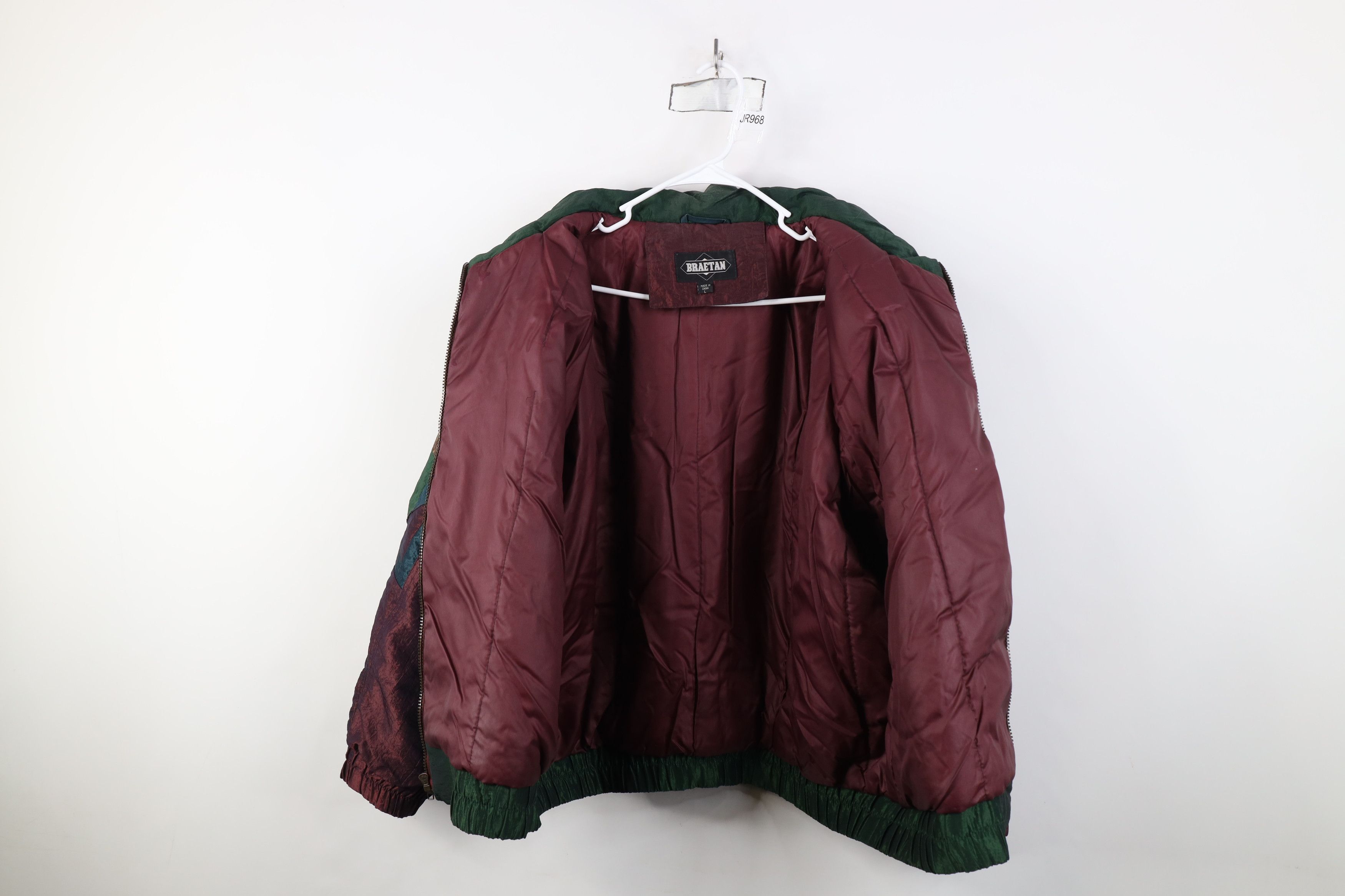 Vintage Vintage 90s Streetwear Patchwork Flower Bomber Jacket Size L / US 10 / IT 46 - 11 Thumbnail