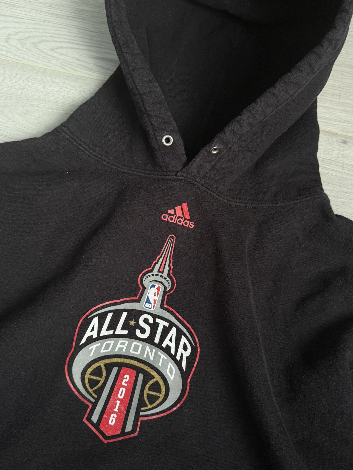 NBA Adidas NBA All-Star Game 2016 Toronto Black Hoodie with Logo Size US L / EU 52-54 / 3 - 3 Thumbnail