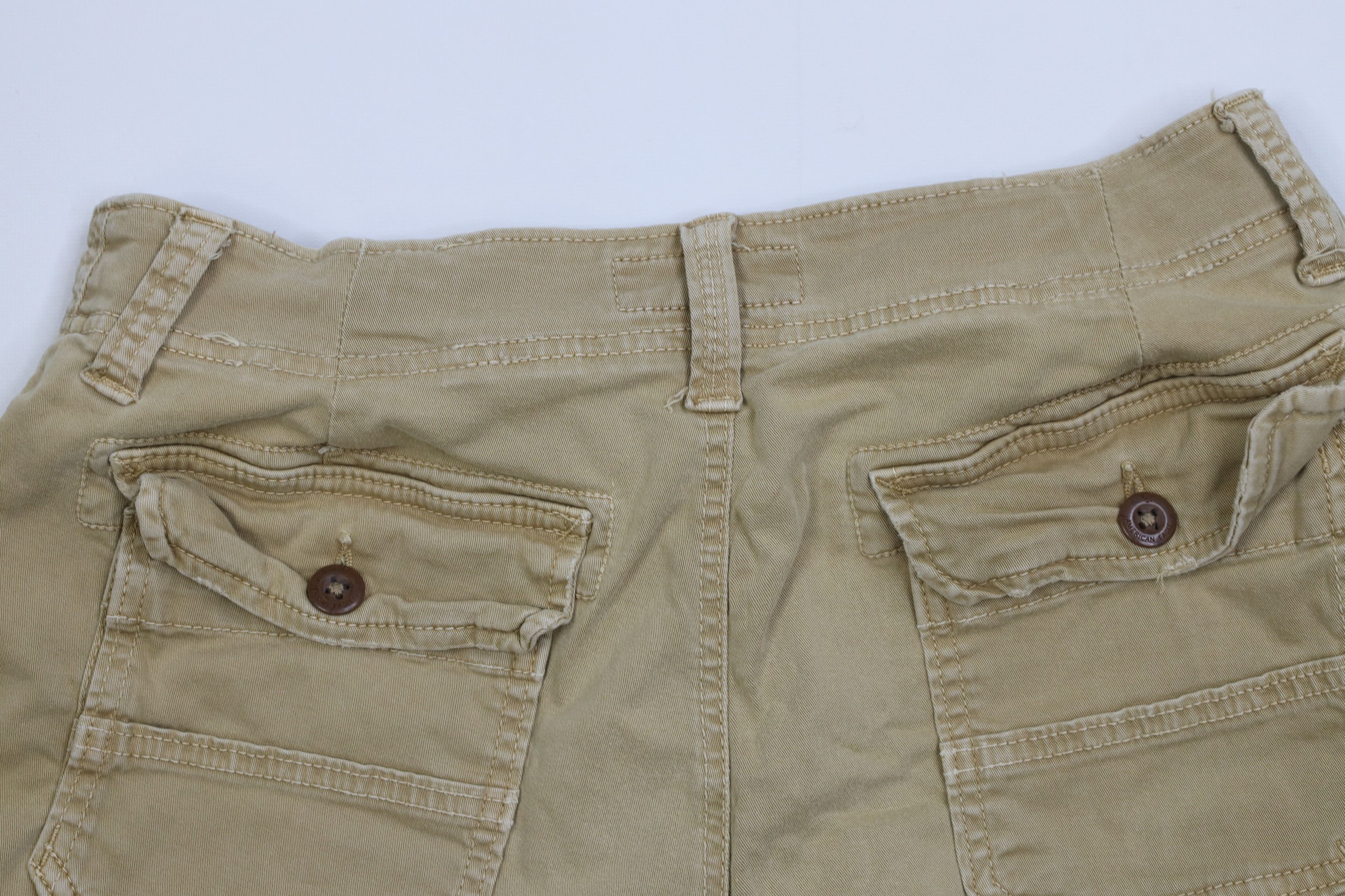 American Eagle Outfitters Vintage Y2K American Eagle Outfitters Cargo Shorts Brown Size US 32 / EU 48 - 12 Thumbnail