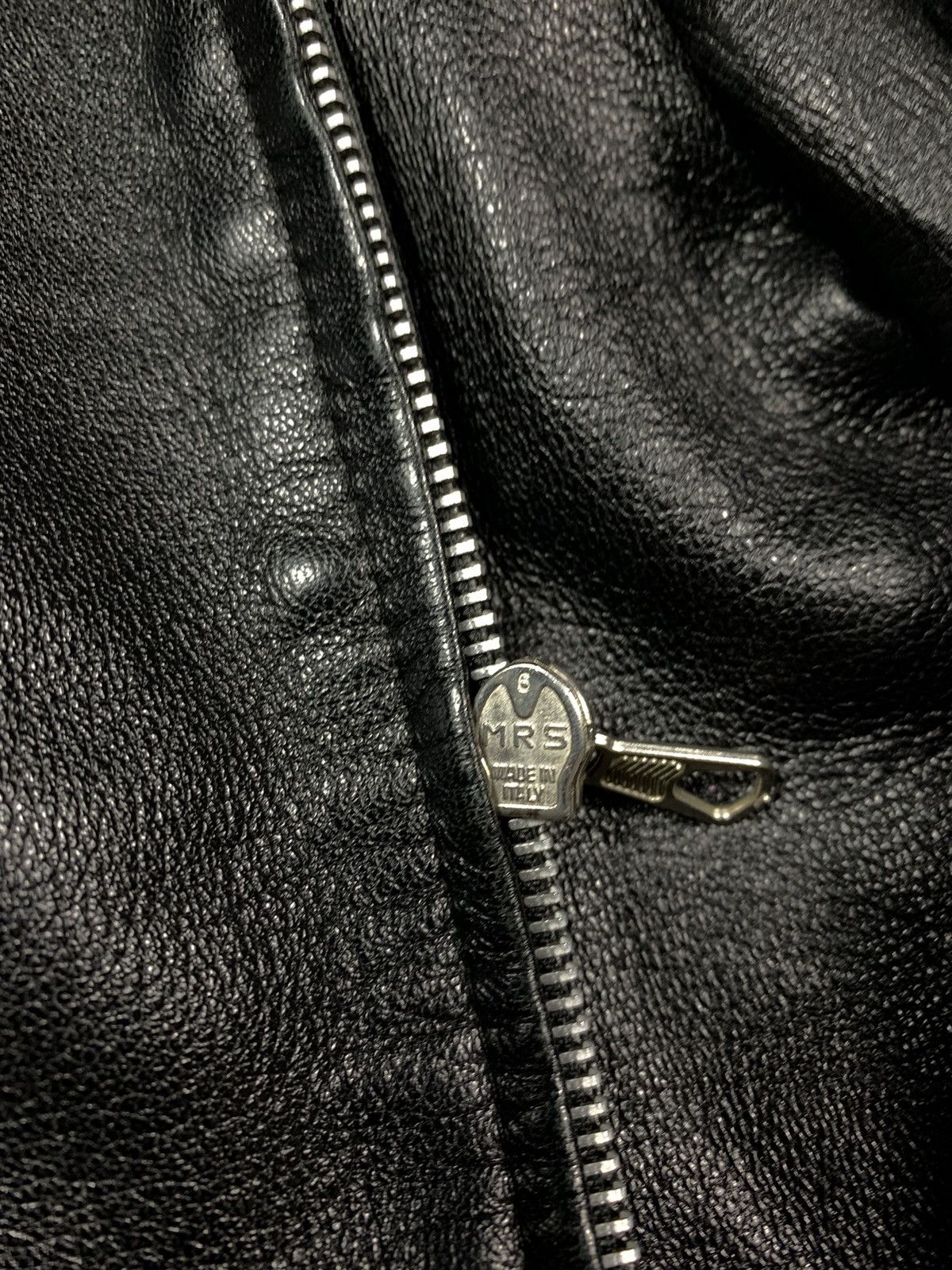 Trussardi × Vintage Vintage 90s Trussardi leather jacket blazer opium bondage Size L / US 10 / IT 46 - 5 Thumbnail