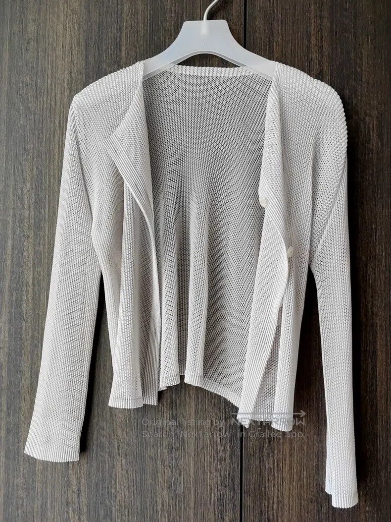 Issey Miyake Issey Miyake Beige Coat Size L / US 10 / IT 46 - 1 Thumbnail