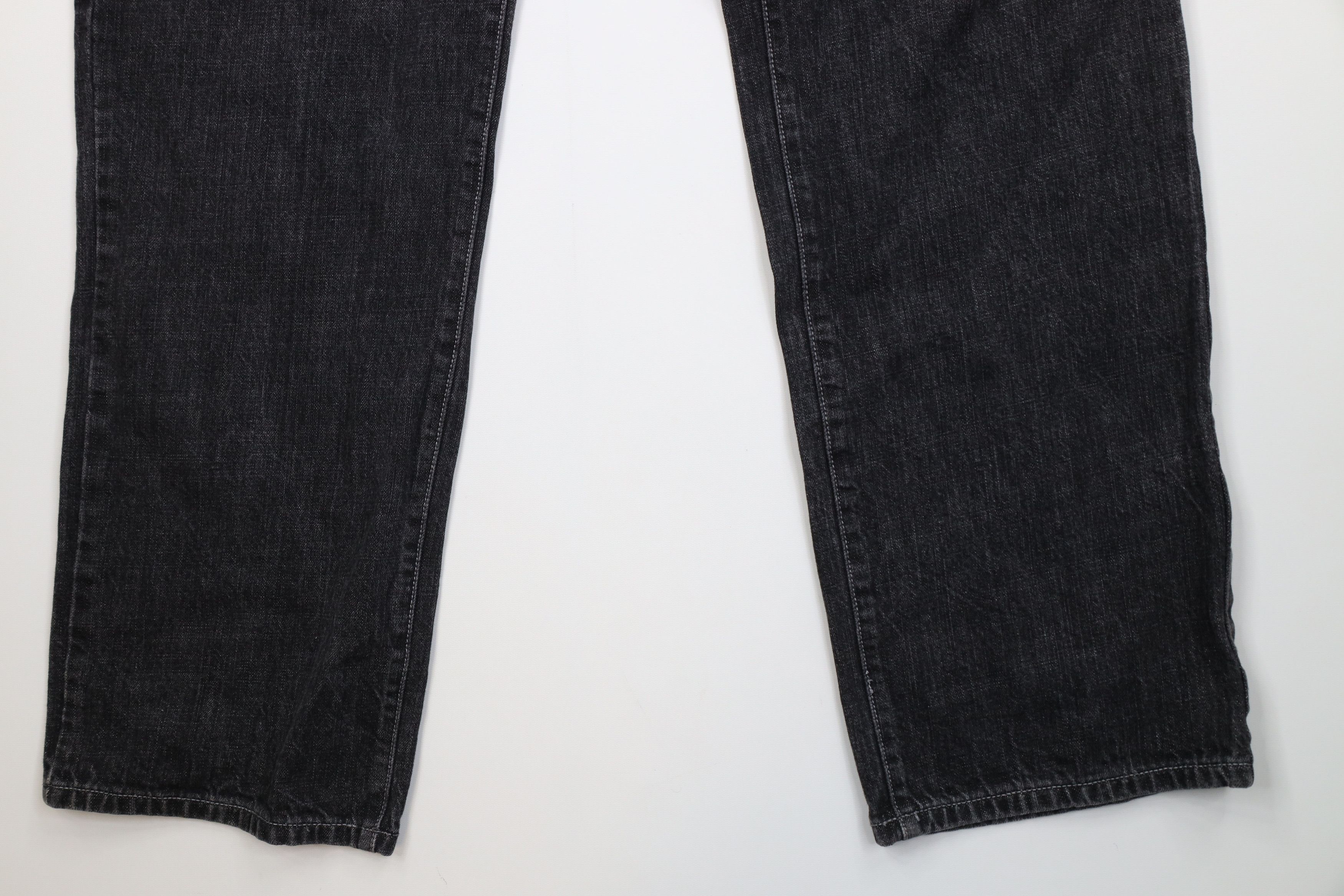 Enyce Vintage 90s Y2K Enyce Wide Leg Denim Jeans Black Cotton Size US 40 / EU 56 - 4 Thumbnail