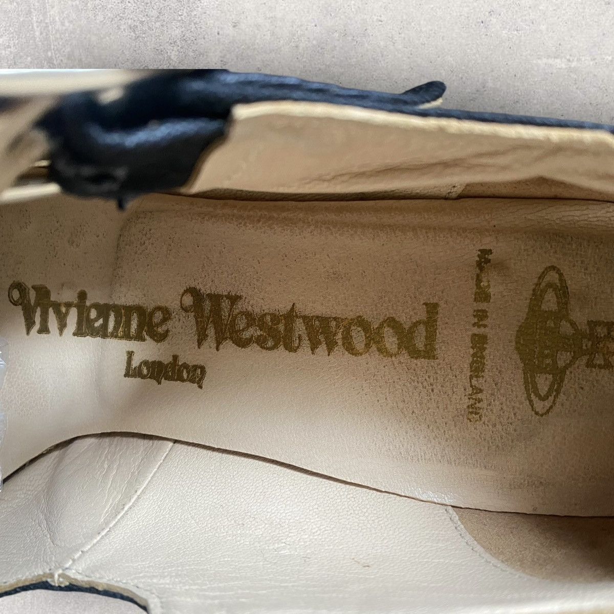 Vivienne Westwood Archive Black Canvas Roman 3 Strap Size US 8 / EU 41 - 6 Thumbnail