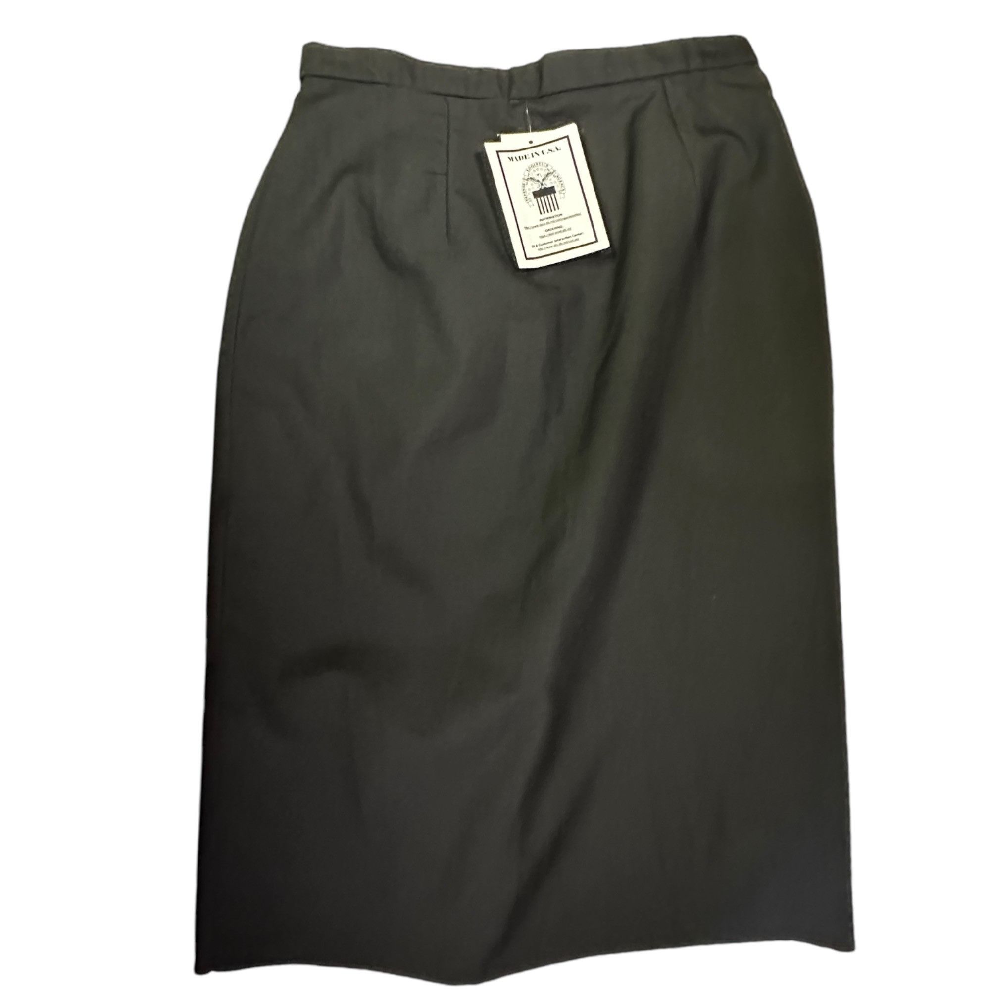 Vintage Vintage Womens Black Skirt Size 12R Made In USA Defense Logi Size 31" - 1 Thumbnail