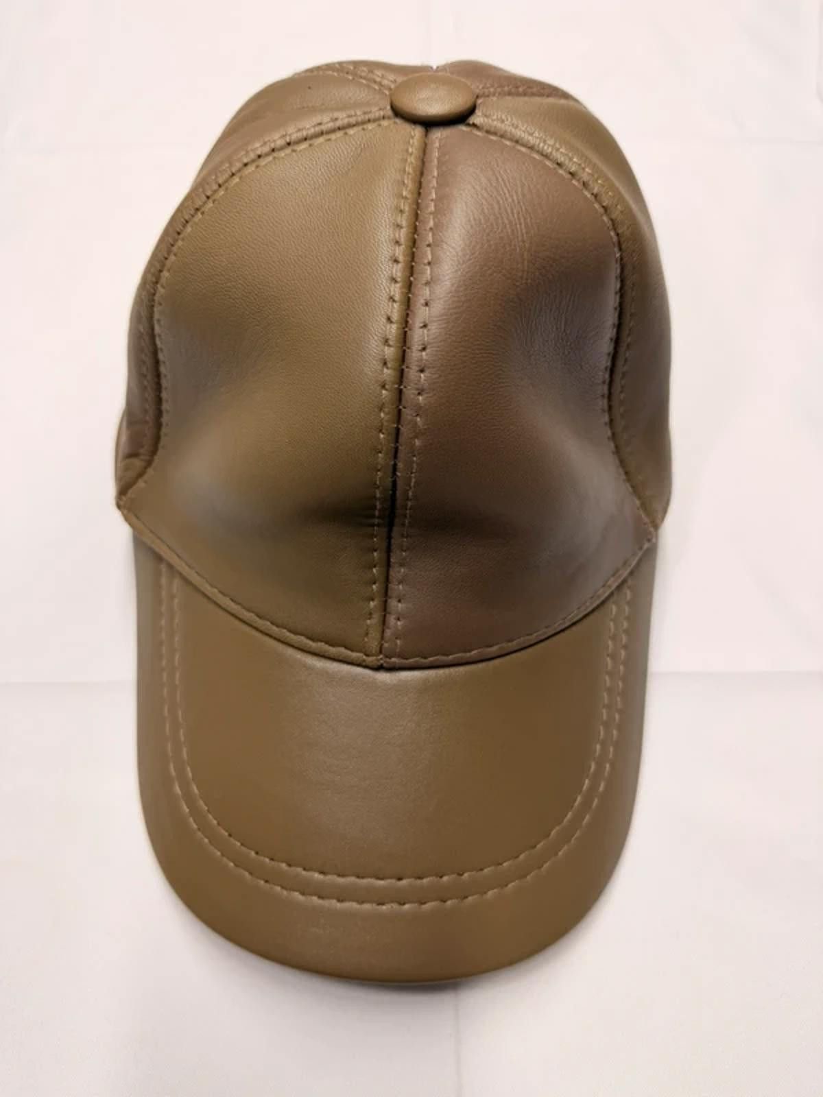 Other NEW Leather Baseball Cap - Premium Hat #025 Size ONE SIZE - 3 Thumbnail