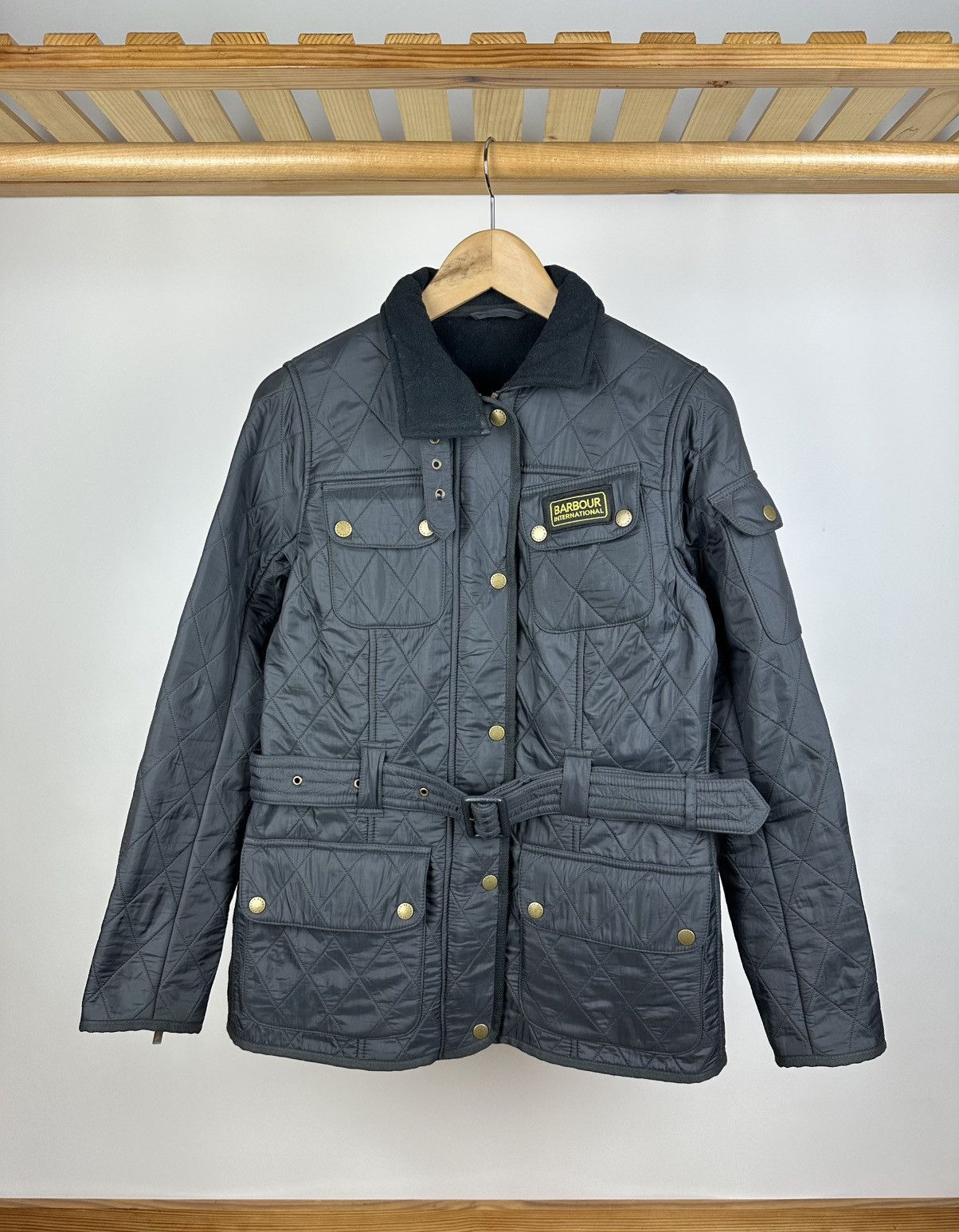 Barbour Barbour International Women Black Polarquilt Jacket Size 6 Size M / US 6-8 / IT 42-44 - 1 Thumbnail