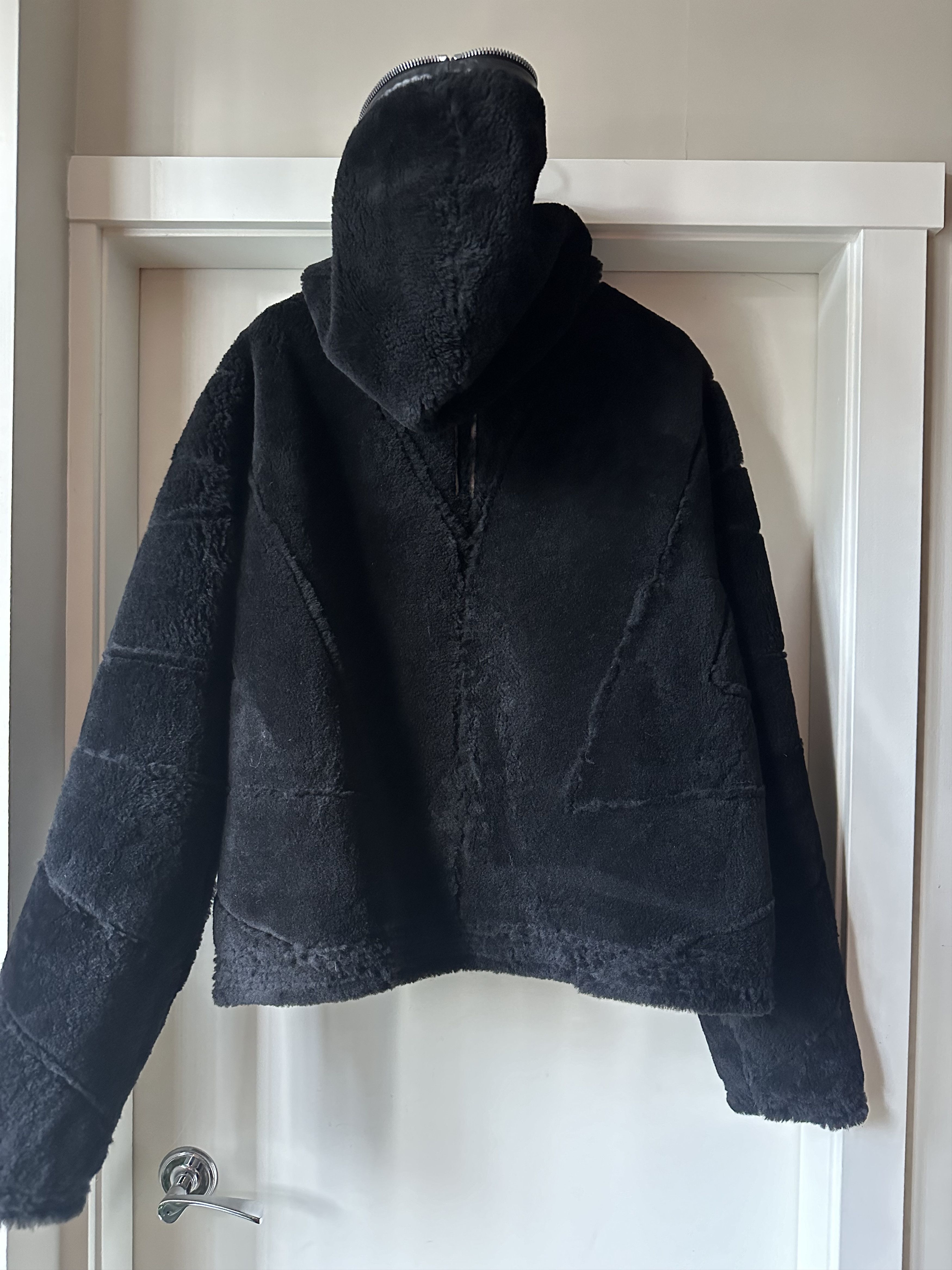 Rick Owens RICK OWENS FW23 LUXOR SEALED WINDBREAKER SHEARLING RADIANCE Size US M / EU 48-50 / 2 - 10 Thumbnail