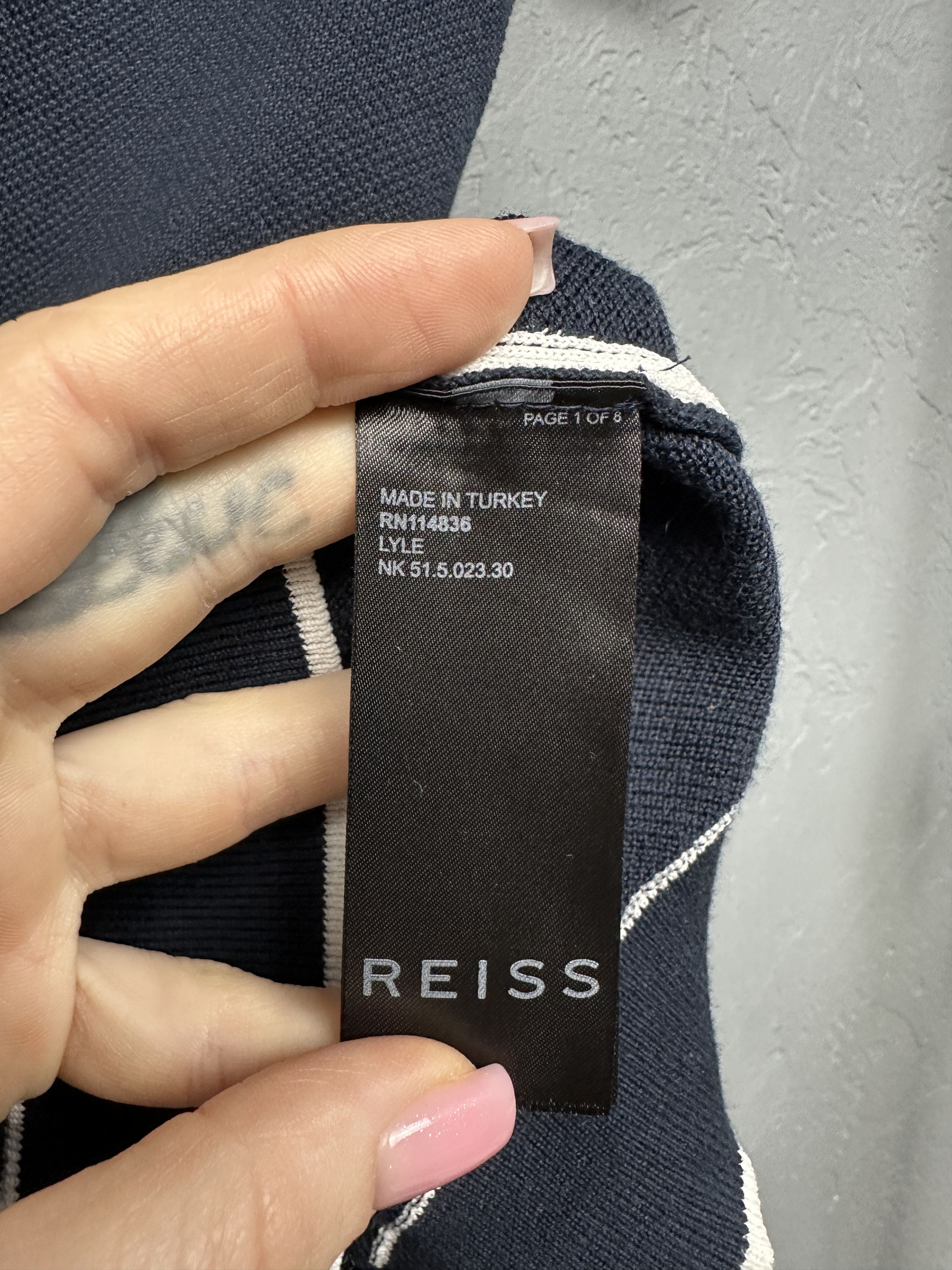 Reiss Reiss Mens Knit Polo Shirt Size US XS / EU 42 / 0 - 4 Thumbnail
