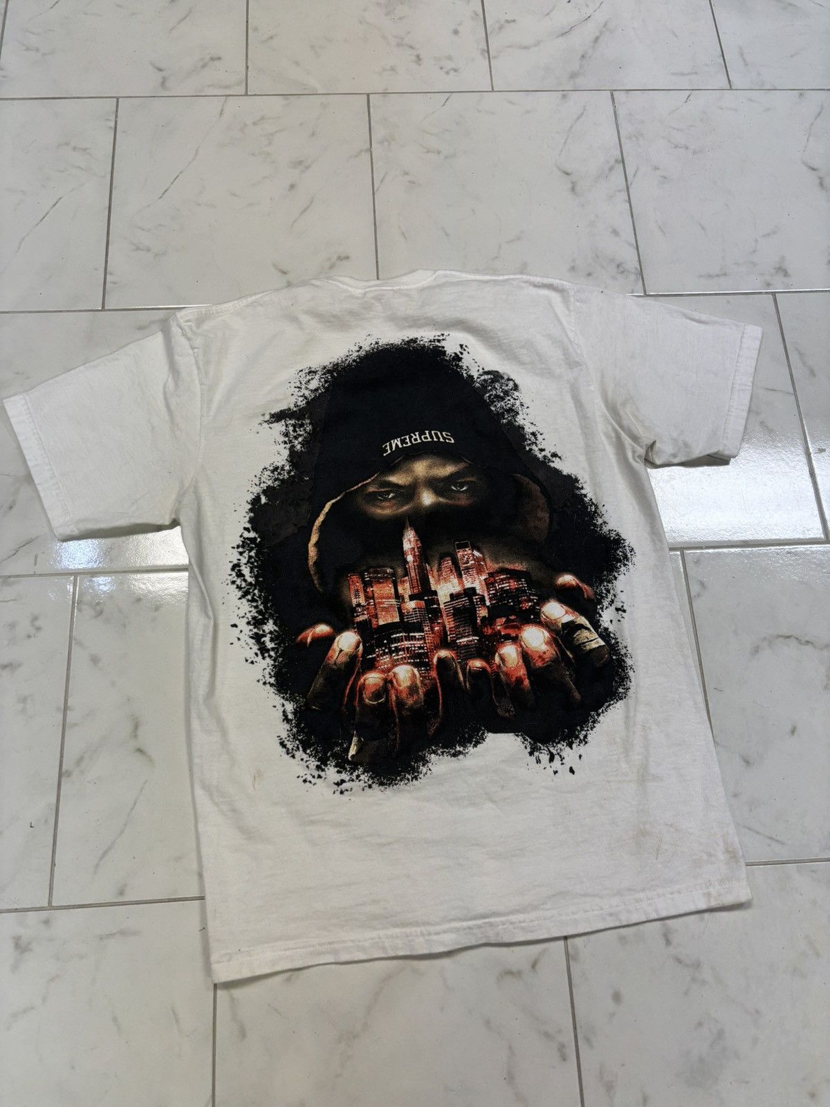 Supreme Supreme Fighter tee Def Jam Fight for NY white Size US M / EU 48-50 / 2 - 2 Thumbnail