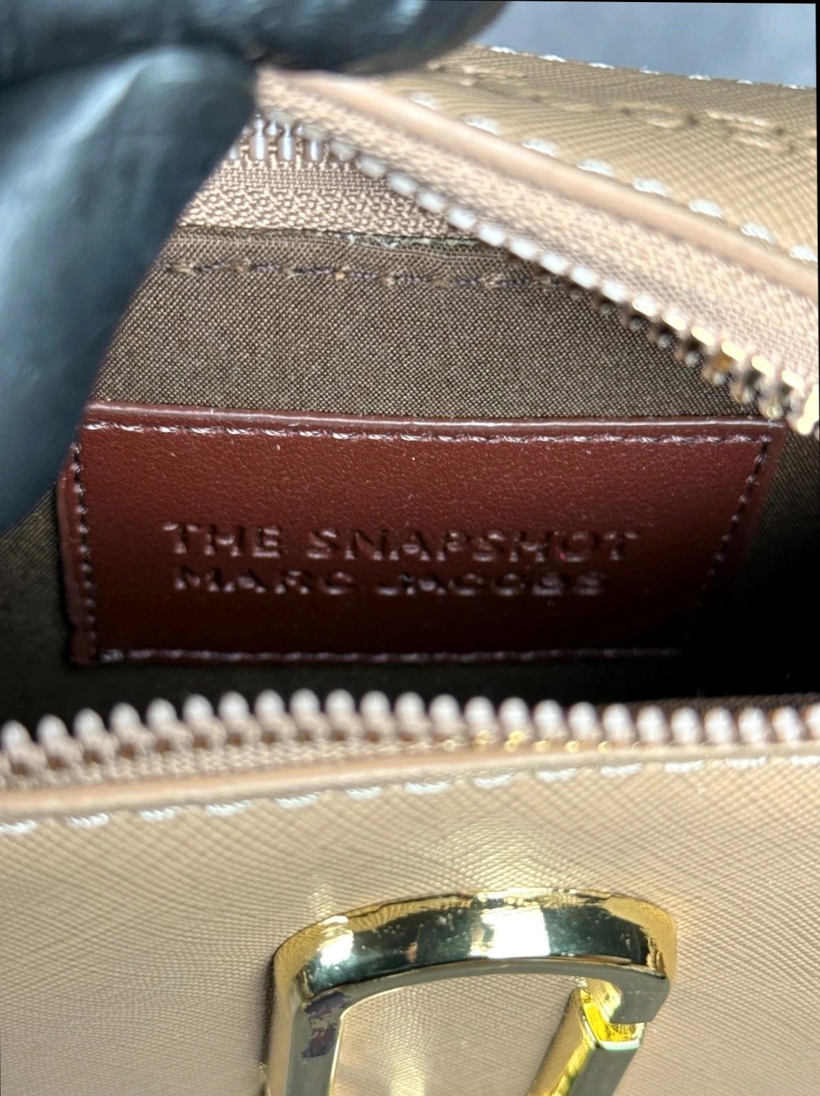 Marc Jacobs Marc Jacobs The Snapshot Shoulder Bag Beige Logo Size ONE SIZE - 11 Thumbnail