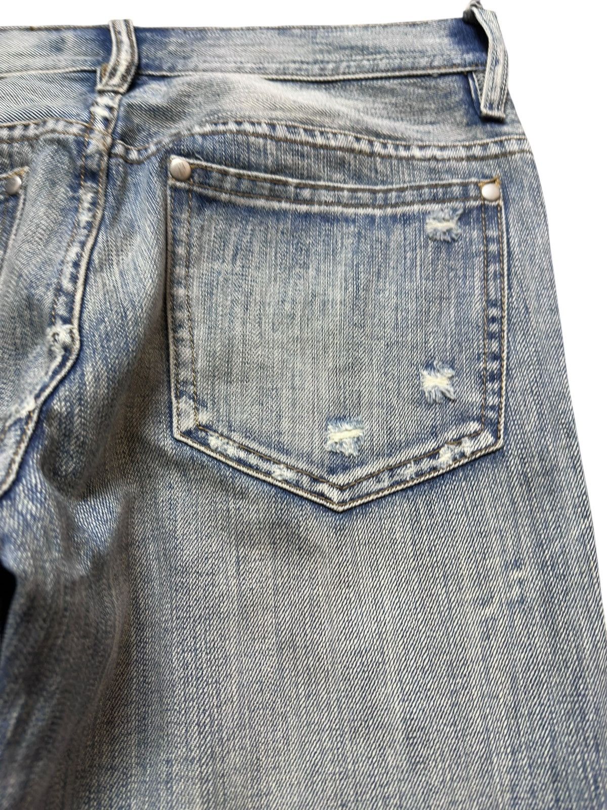 Le Grande Bleu (L.G.B.) Vintage Midas Flare Bootcut Faded Grunge Distressed Denim Size US 30 / EU 46 - 8 Thumbnail